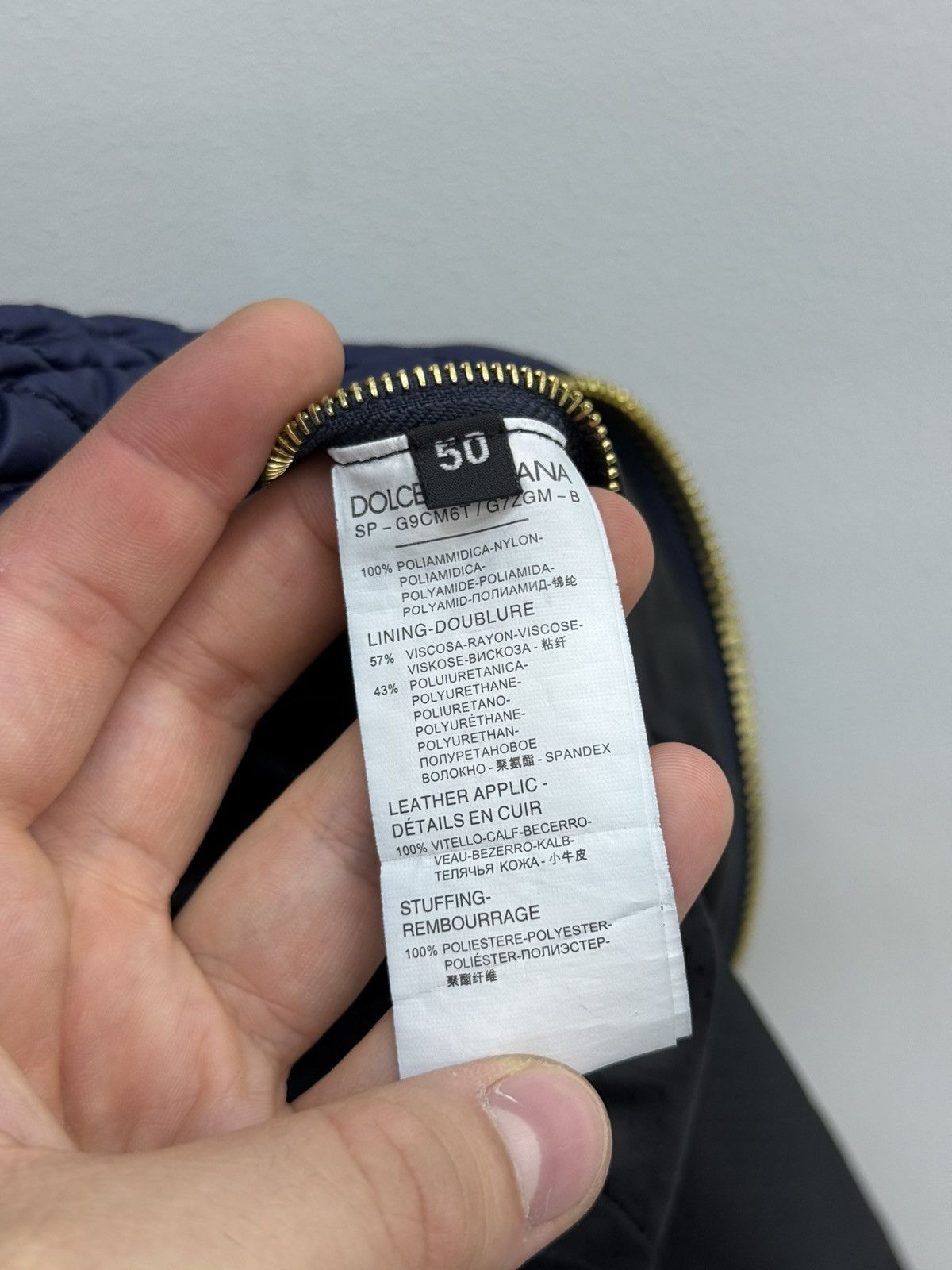 Dolce & Gabbana Dolce & Gabbana Diamond Quilted Nylon Jacket Size US M / EU 48-50 / 2 - 5 Thumbnail