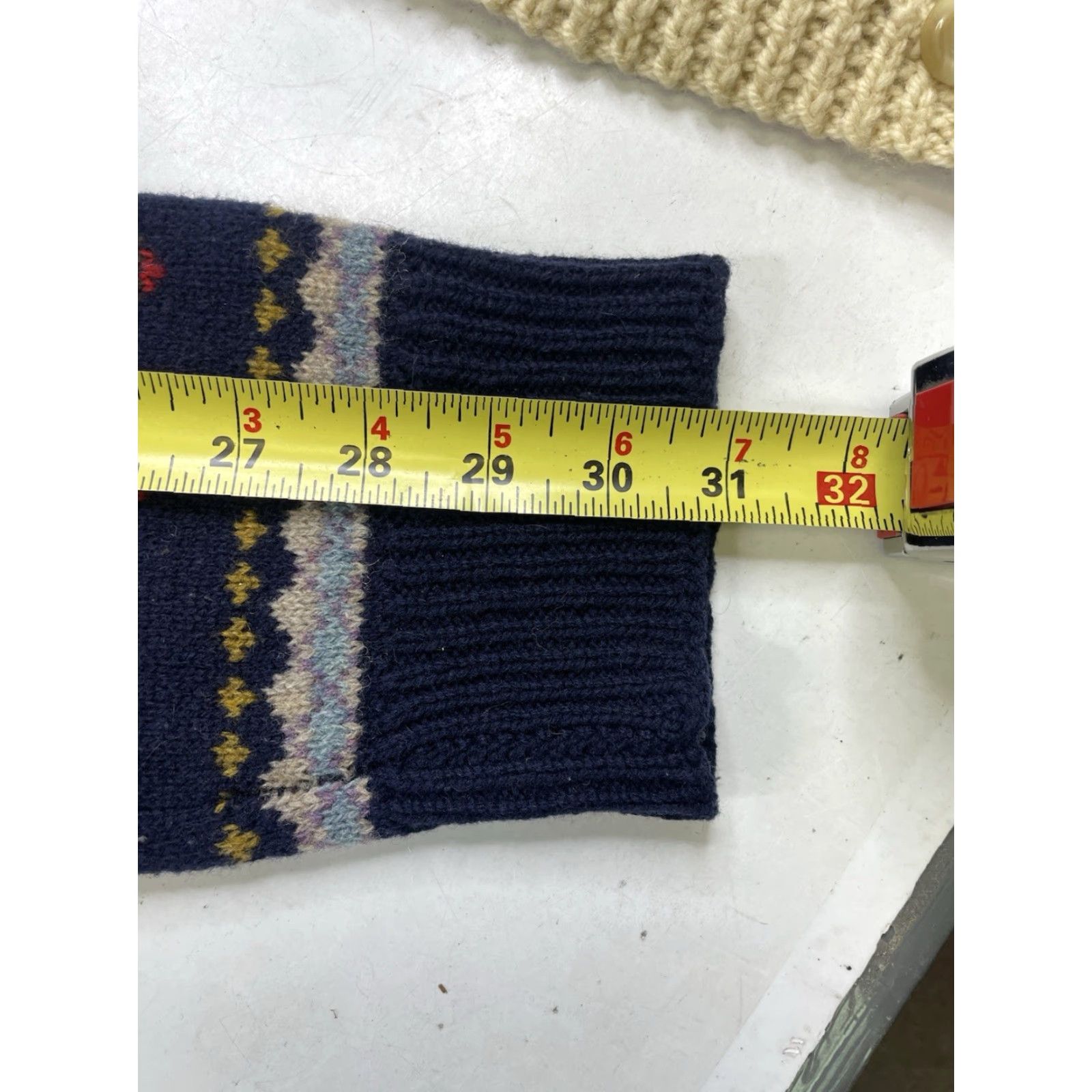 J.Crew J. Crew Men’s Navy Fair Isle Wool Knit Sweater Pullover L Casual Holiday Outdoor All Seasons Crew Neck Size US L / EU 52-54 / 3 - 4 Thumbnail