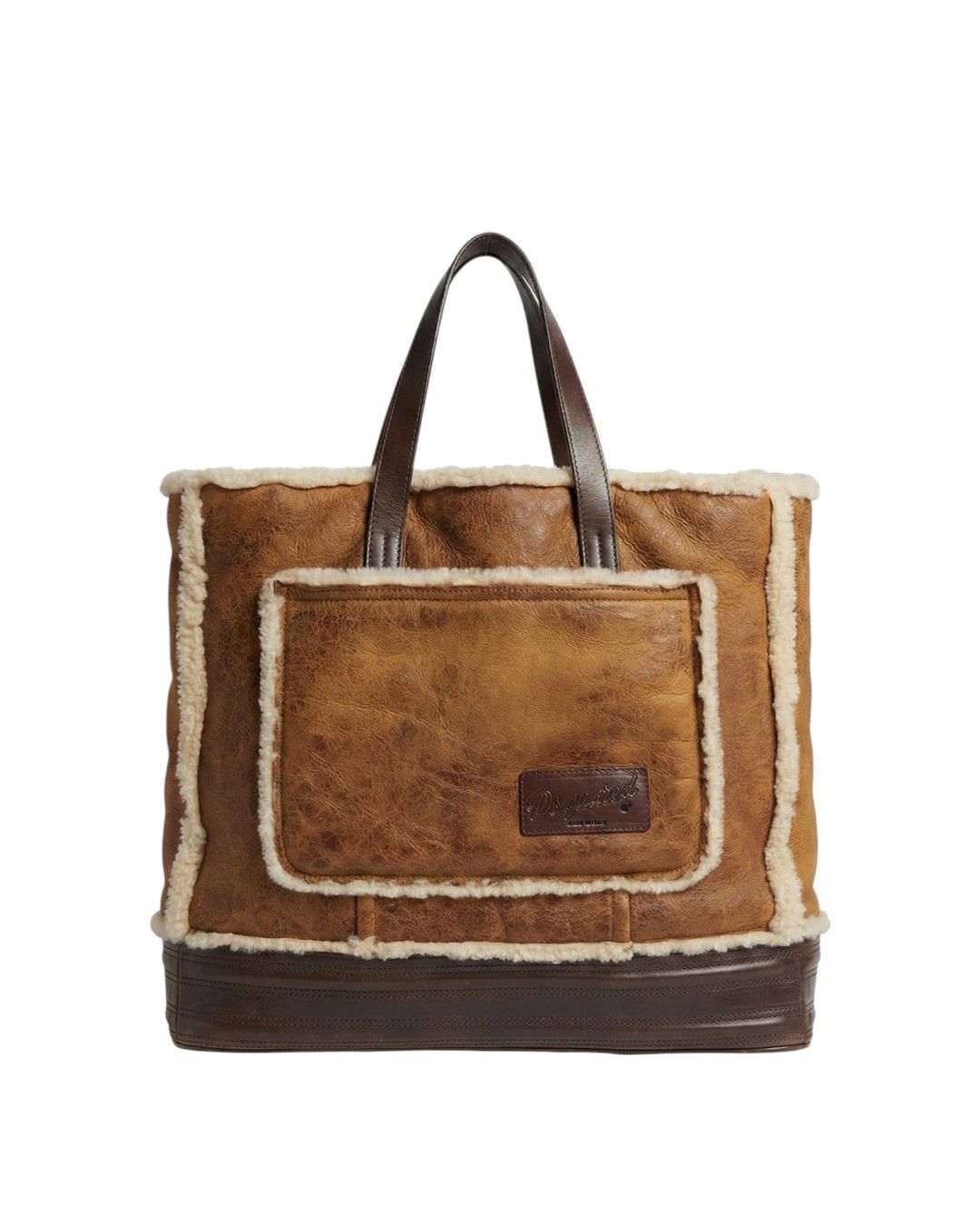 Dsquared2 SHEARLING LEATHER HANDBAG Size ONE SIZE - 1 Thumbnail