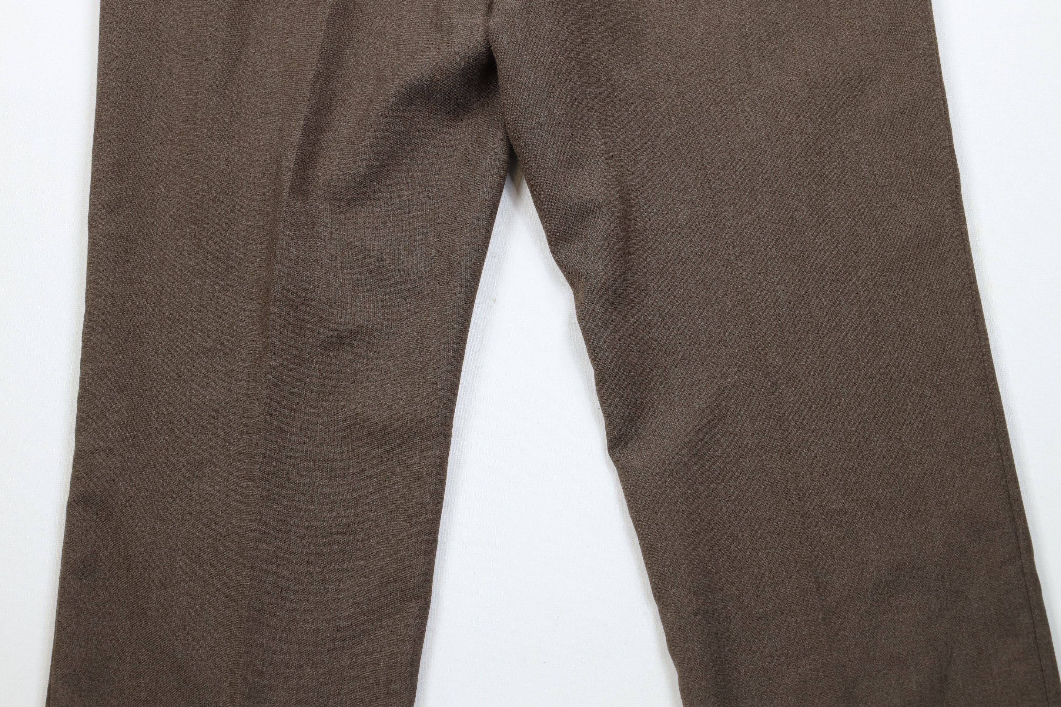 Vintage Vintage 70s Streetwear Blend Wide Leg Chino Pants Brown USA Size US 38 / EU 54 - 11 Thumbnail