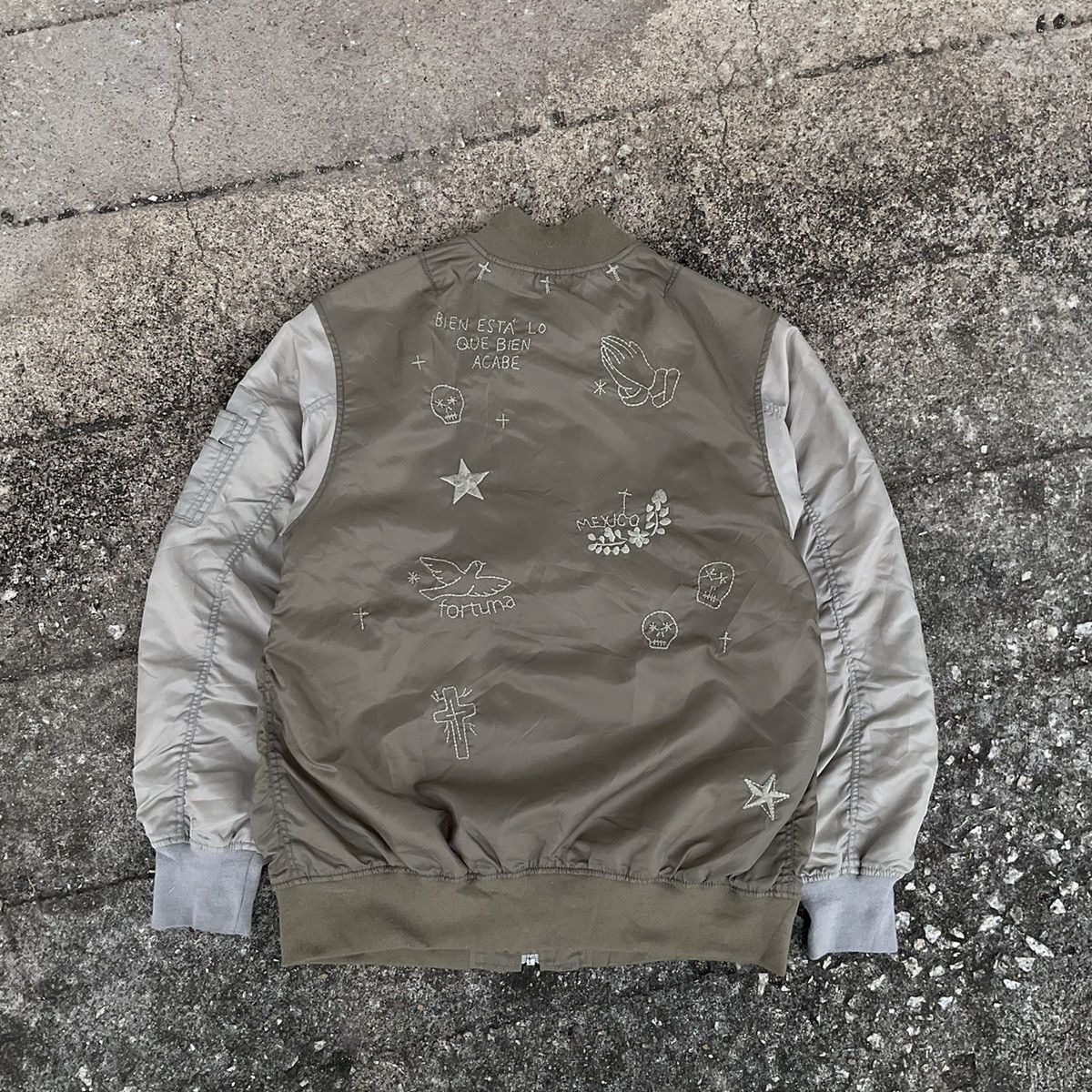 Japanese Brand × Sugar Vintage AUTHENTIC CUBE SUGAR Bomber Jacket Size US XS / EU 42 / 0 - 2 Thumbnail