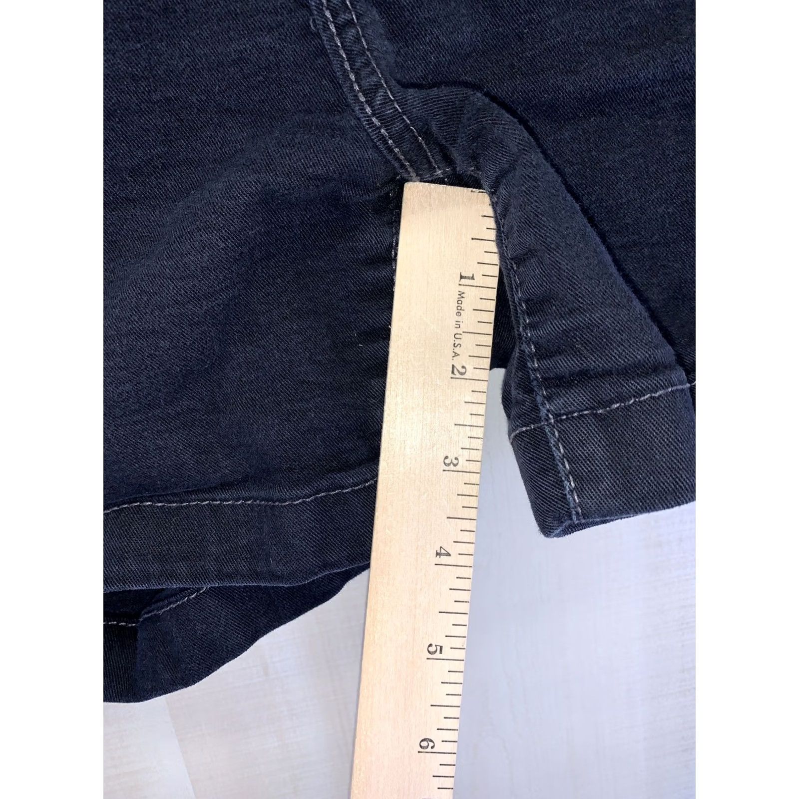 Levi's Levi’s Strauss Misses Size 6 Black Denim Stretch Shorts-6220 Size 28" / US 6 / IT 42 - 4 Thumbnail