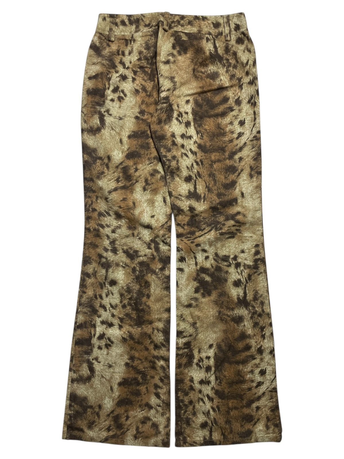 Tornado Mart 2000’s Grace Continental - Leopard Print Flared Pants Size US 29 - 10 Thumbnail