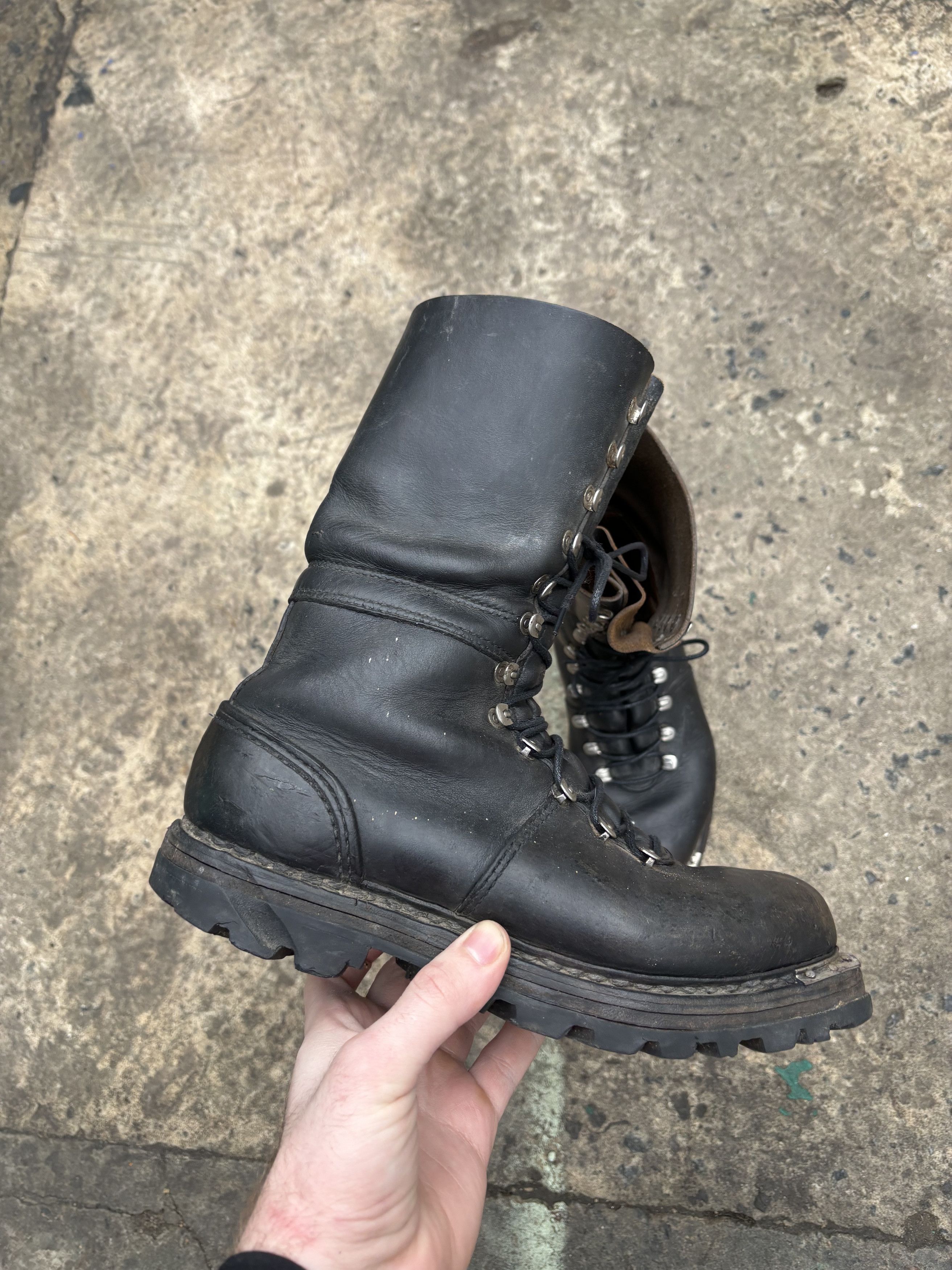 Vintage Vintage 80s Military Paratroopers High Leather Combat Boots Size US 8 / EU 41 - 6 Thumbnail