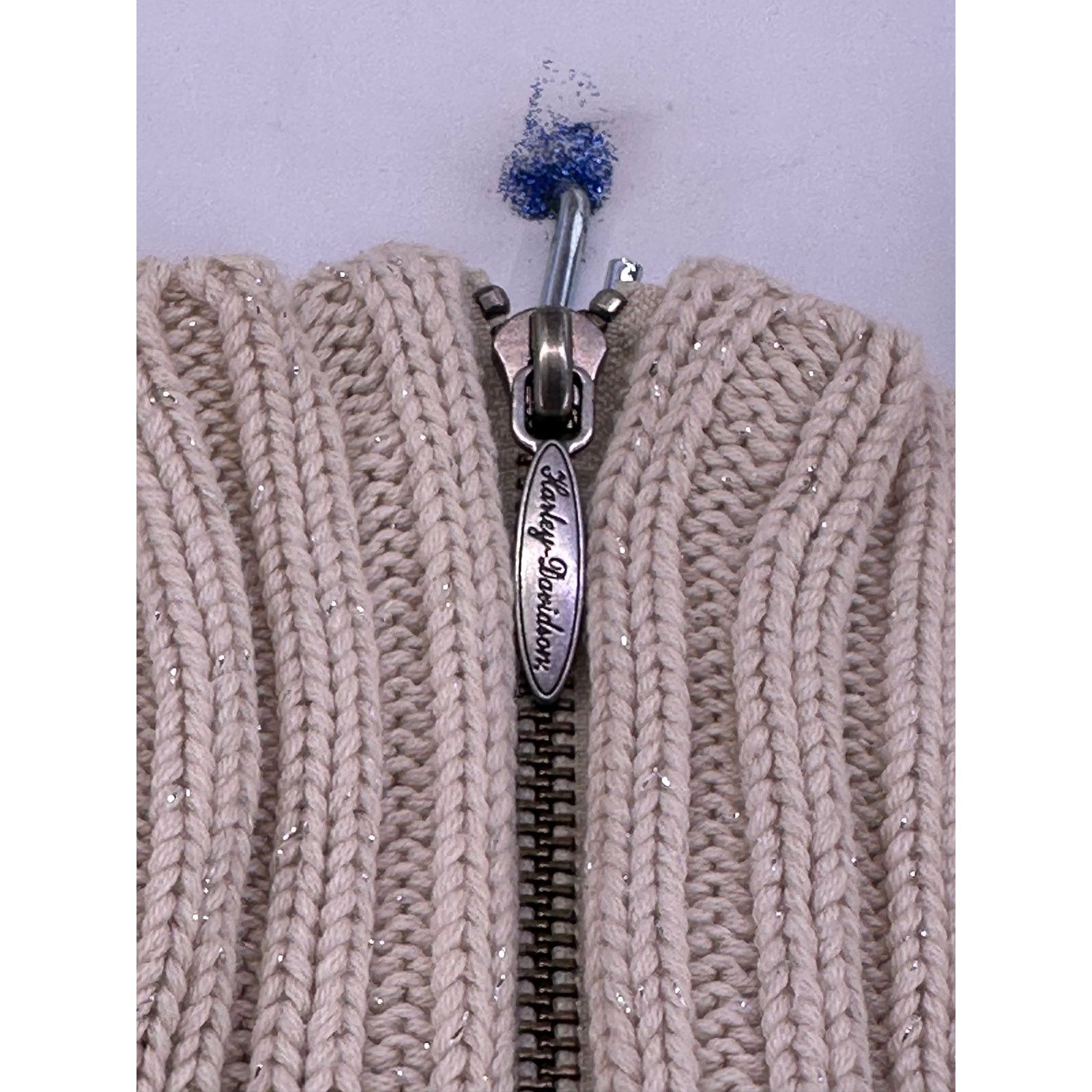 Harley Davidson Harley Davidson Shawl Neck Sweater Biker Size M Off White Size M / US 6-8 / IT 42-44 - 7 Thumbnail