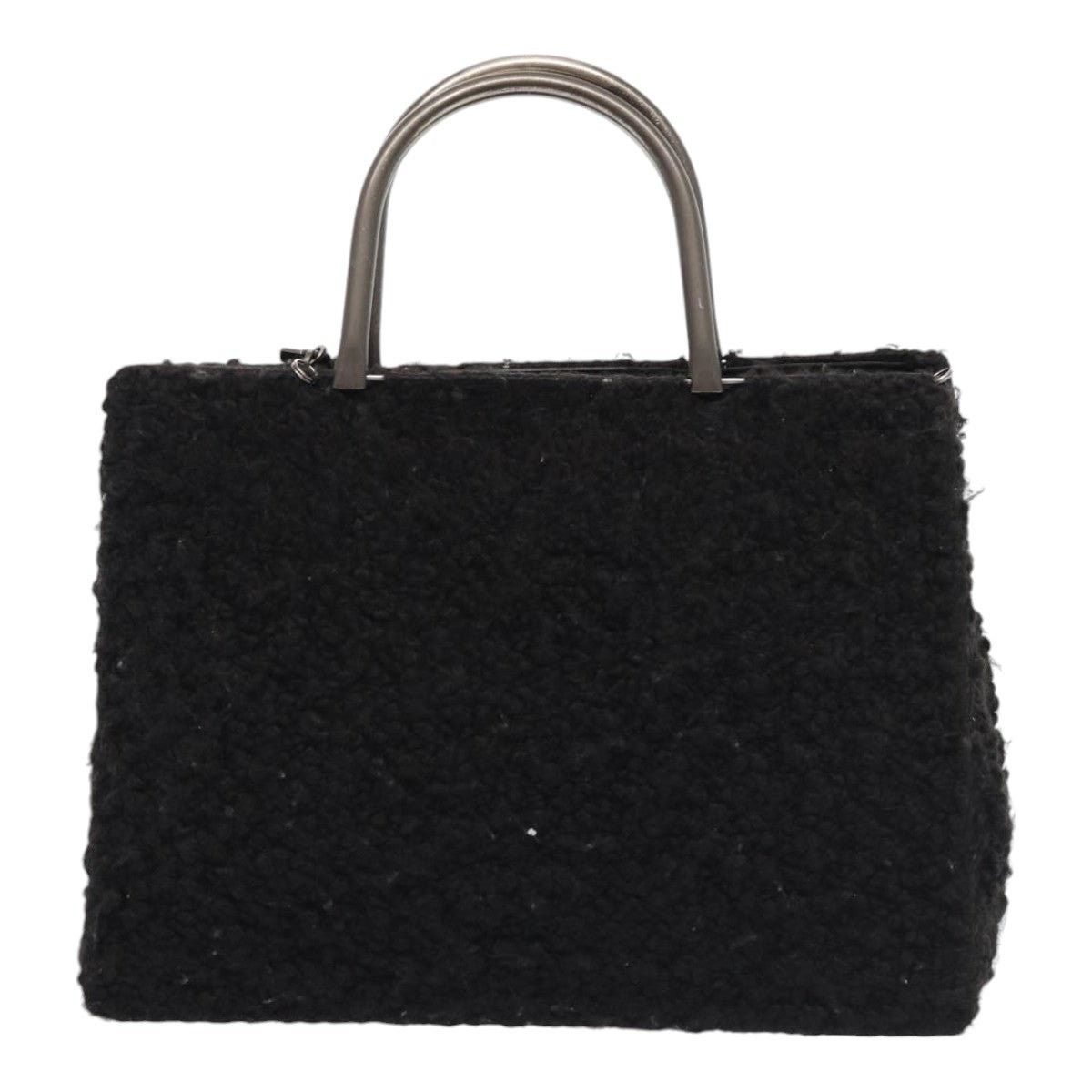 Salvatore Ferragamo Salvatore Ferragamo Gancini Hand Bag Mouton Black Size ONE SIZE - 13 Thumbnail
