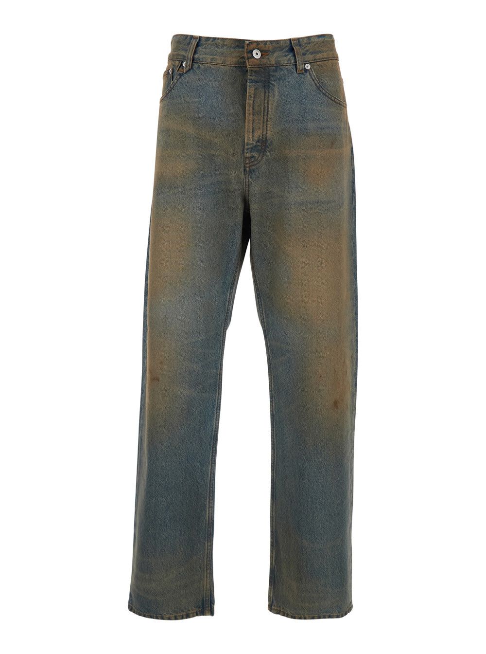 Jacquemus Grey Jeans 'LE DE-NIMES BERGER' Five-Pocket In Denim Men Size US 32 / EU 48 - 1 Thumbnail