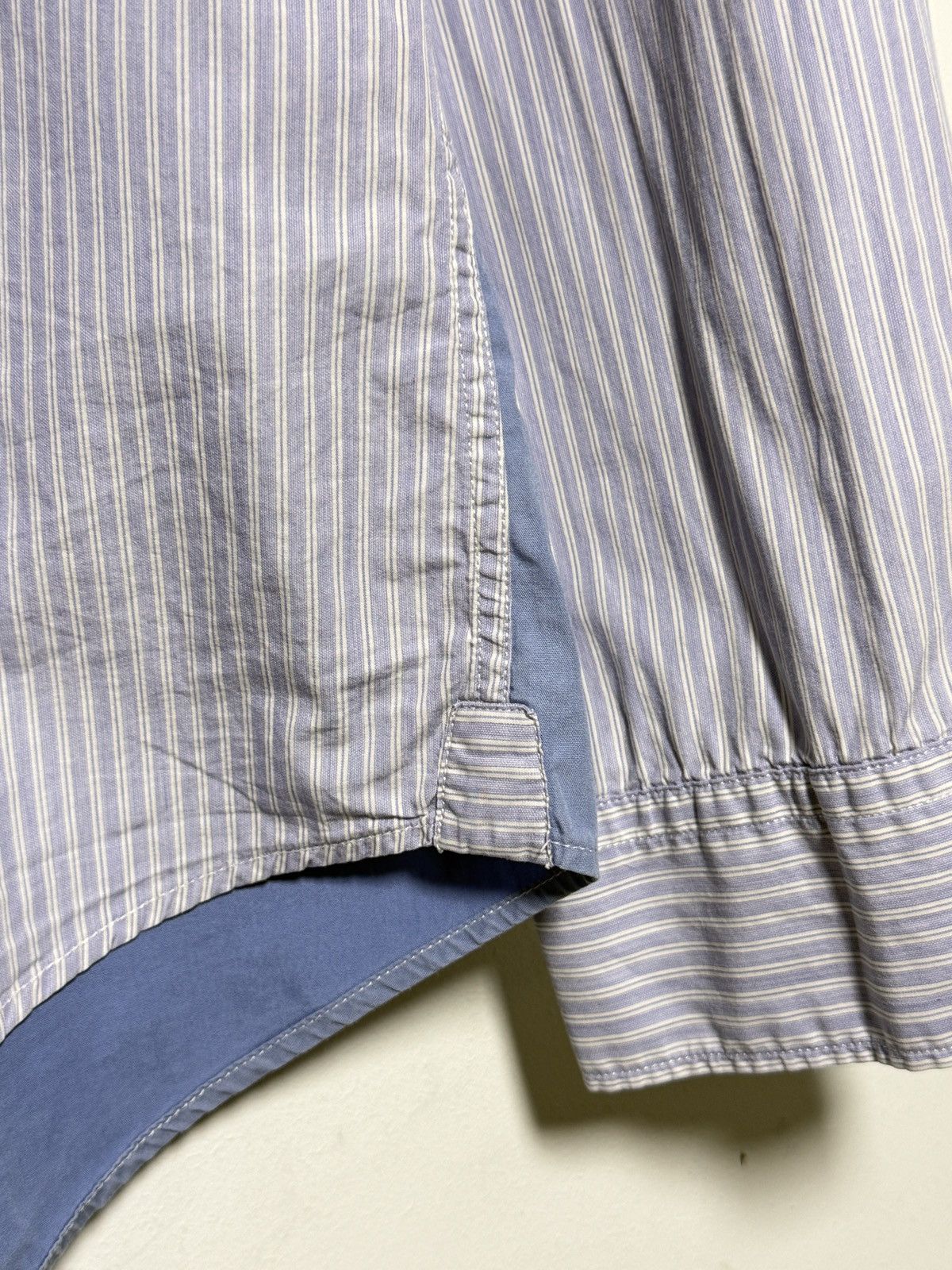 Acne Studios acne studios striped formal panelled shirt Size US L / EU 52-54 / 3 - 7 Thumbnail