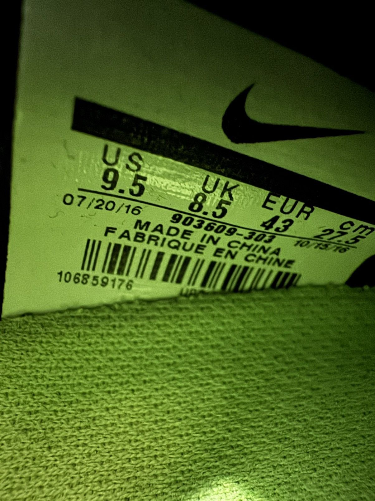 Nike Nike Mercurial Victory VI DF FG Green Football Boots Men Size US 9.5 / EU 42-43 - 5 Thumbnail