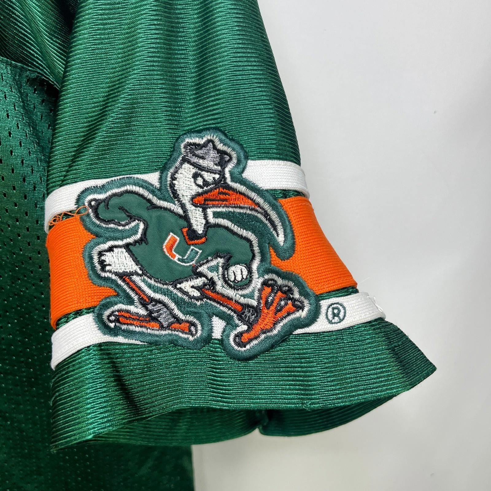 Other Vintage Miami Hurricanes Football Jersey Youth Large XL Size ONE SIZE - 3 Thumbnail