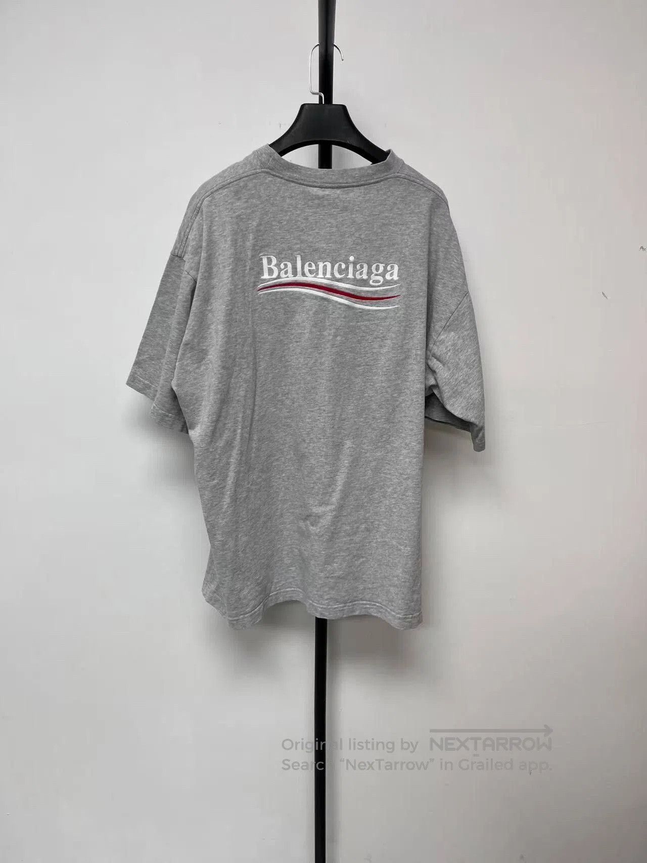 Balenciaga Balenciaga Logo Print Unisex Short Sleeve T-Shirt. Size US L / EU 52-54 / 3 - 2 Thumbnail