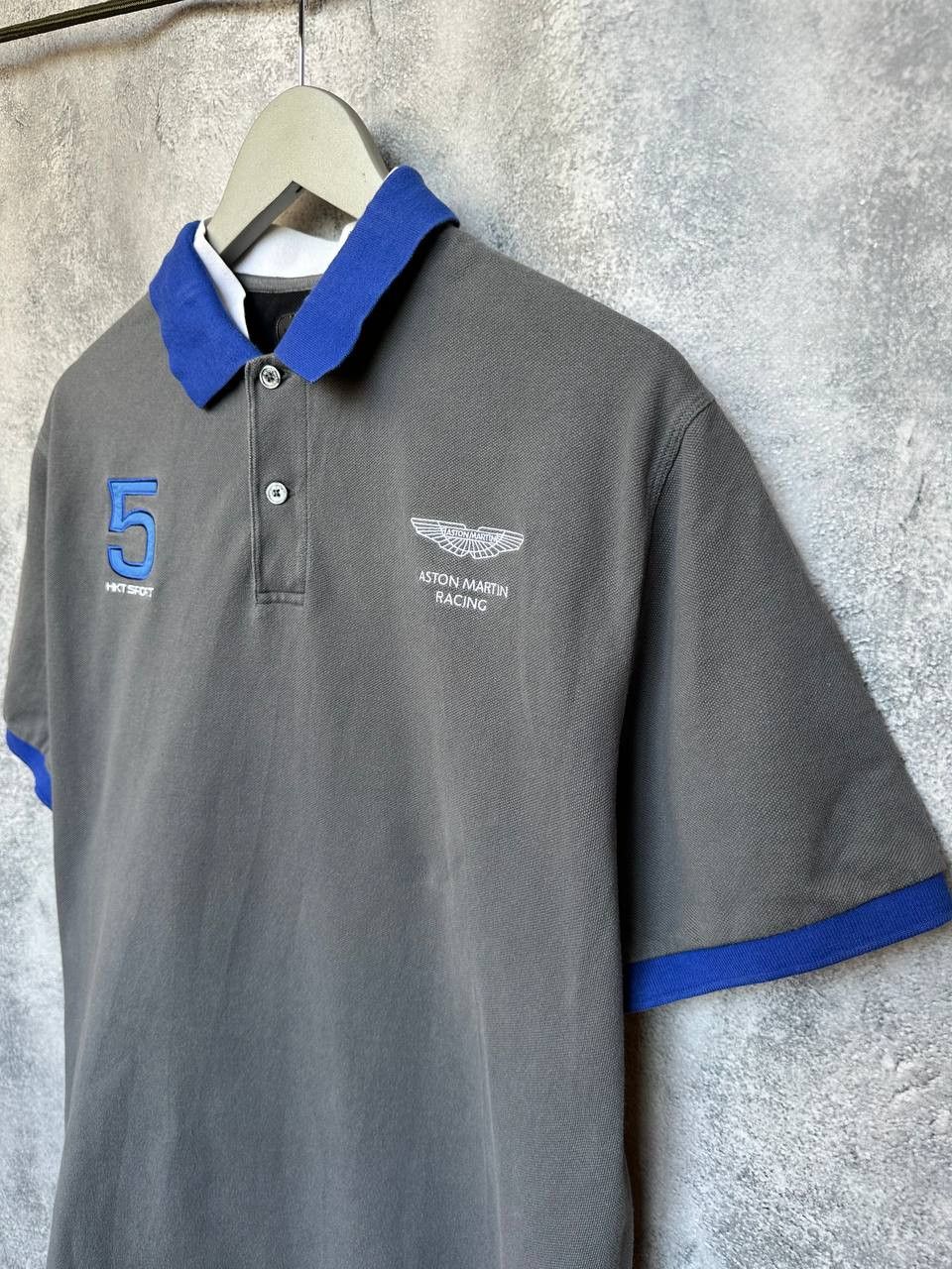 Hackett Hackett x Aston Martin Racing #5 Polo Shirt SS Gray Size US XL / EU 56 / 4 - 6 Thumbnail