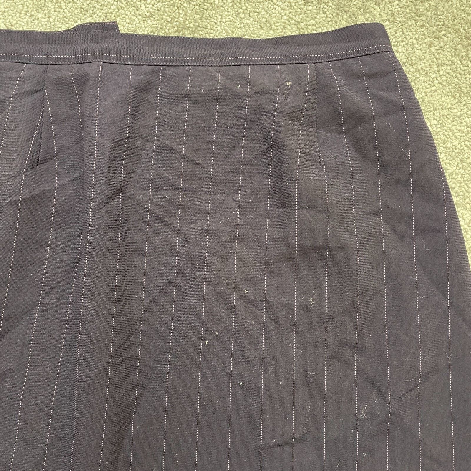 Bob Mackie Bob Mackie Blazer Mini Skirt Suit Set Womens 16 Purple Strip Size 34" / US 12 / IT 48 - 12 Thumbnail