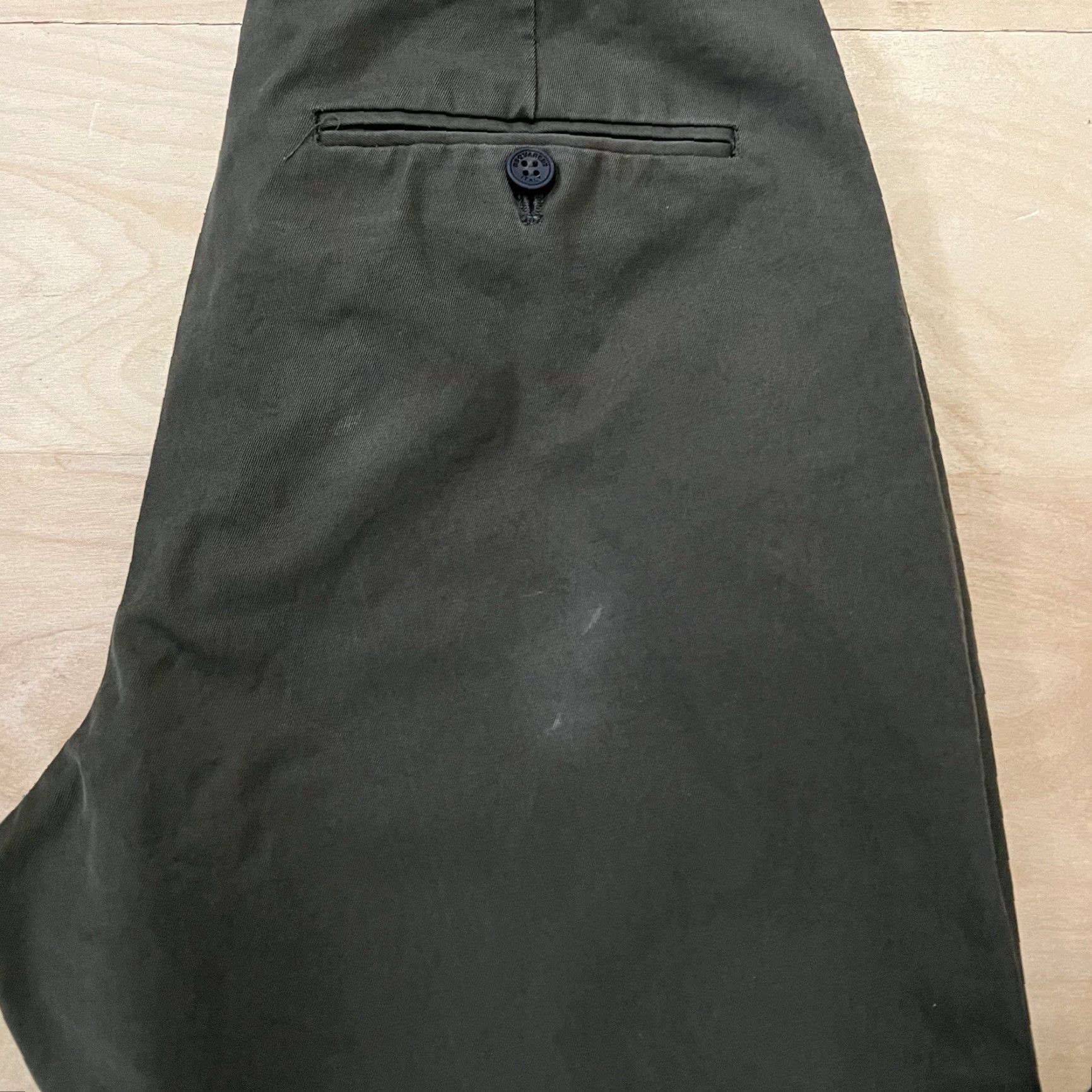 Dsquared2 Dsquared2 Pants 29x25 Green Chino Men Regular Straight Pockets Logo Made in Italy Streetwear Vintage No Size US 29 - 3 Thumbnail
