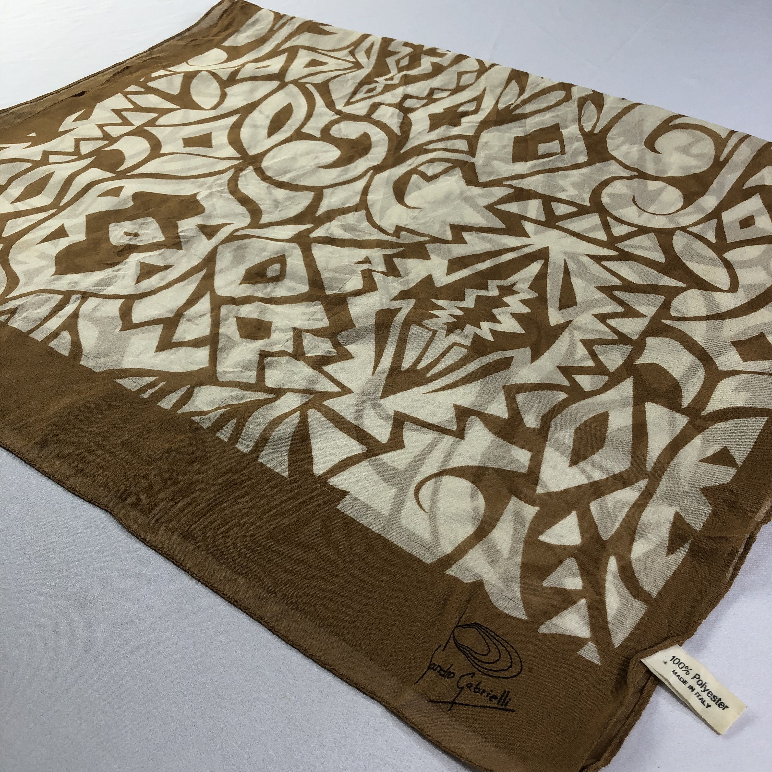 Vintage Vintage Silk Scarf Size ONE SIZE - 4 Thumbnail