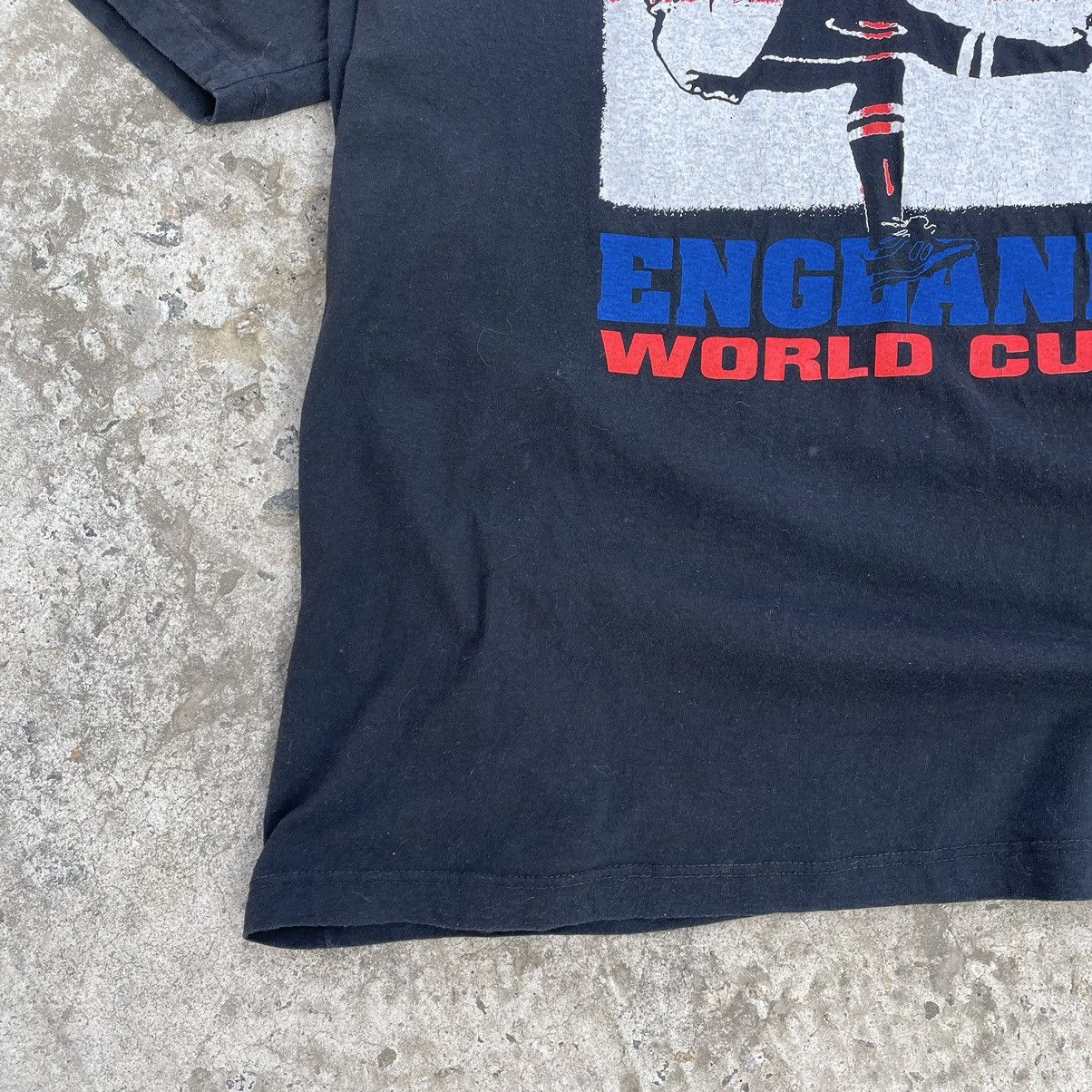 Japanese Brand × Vintage Vintage T-shirts England 1998 World Cap Logo Tee Y2K Size US XL / EU 56 / 4 - 4 Thumbnail