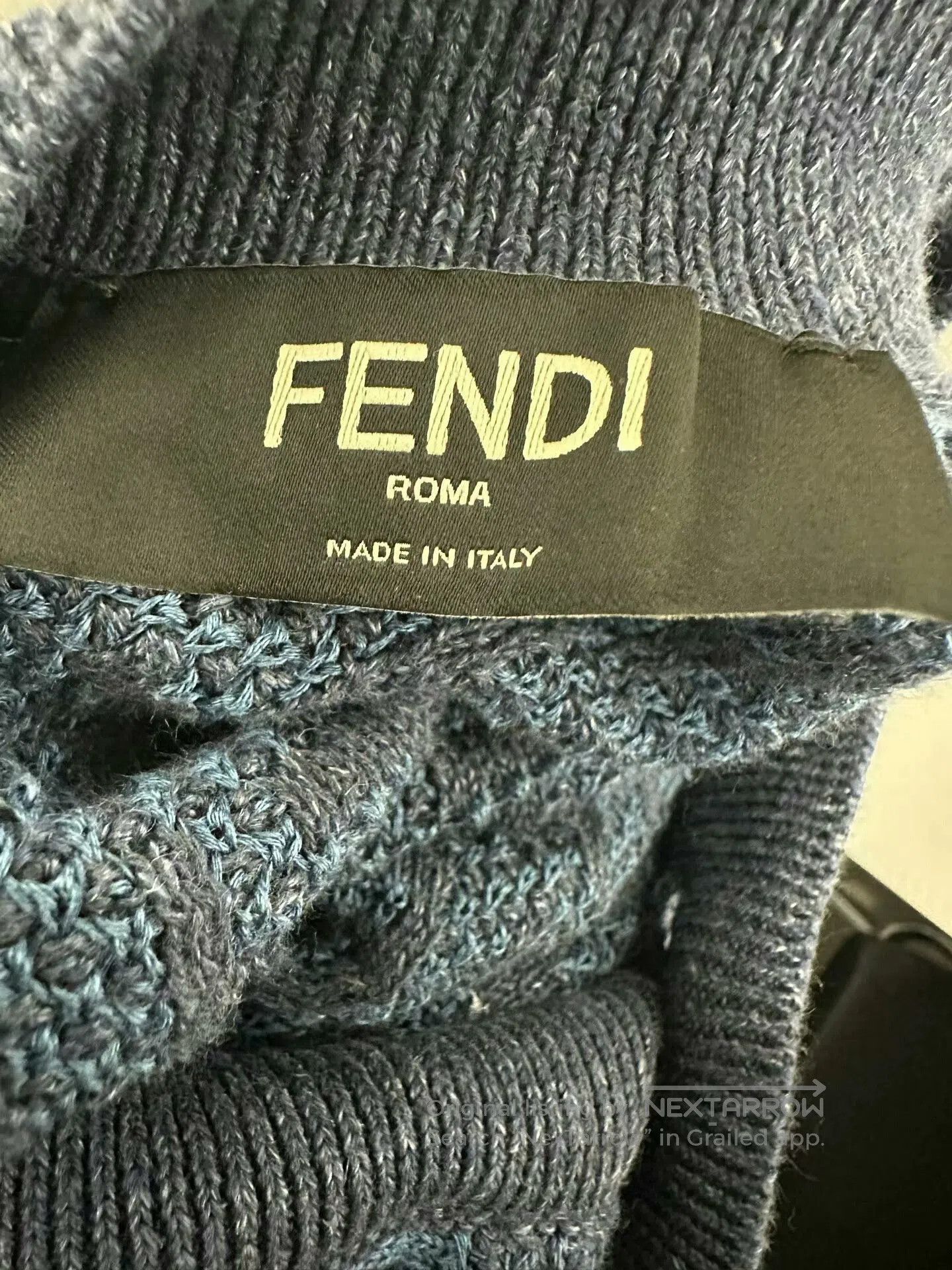 Fendi fendi ff hollow knit cardigan size 46. Size US S / EU 44-46 / 1 - 4 Thumbnail