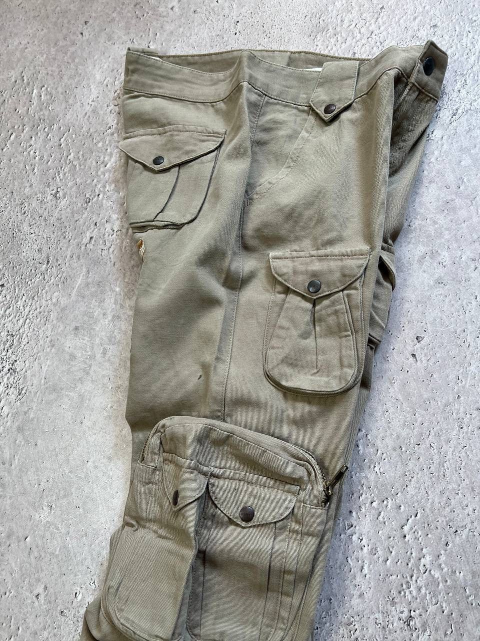 14th Addiction × Japanese Brand × Le Grande Bleu (L.G.B.) Junya Watanabe G Star Style Raw Bondage GOA Cargo Pants Size US 29 - 11 Thumbnail