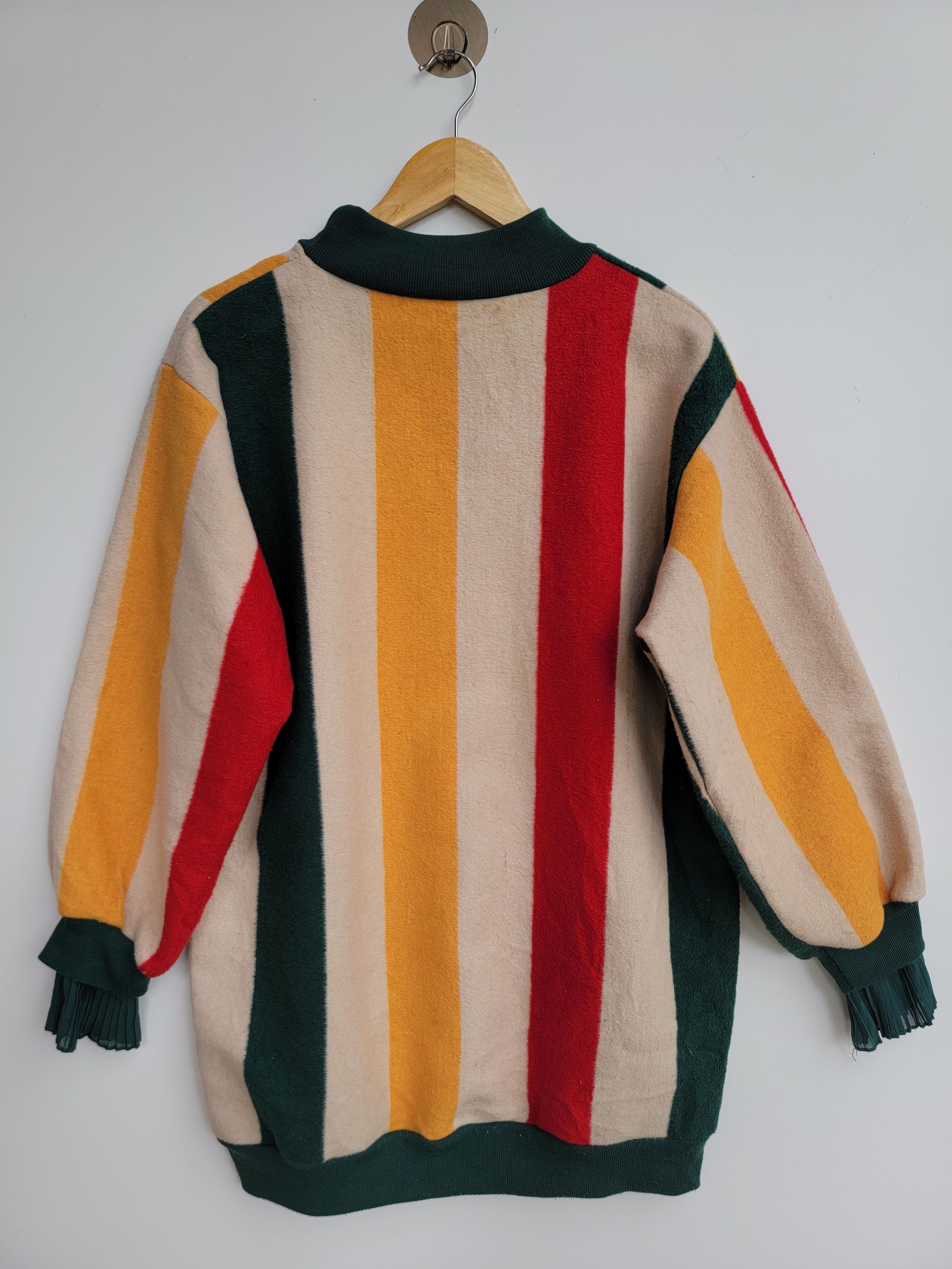 Vintage Vintage Wool Sweater Stripe Size US L / EU 52-54 / 3 - 4 Thumbnail