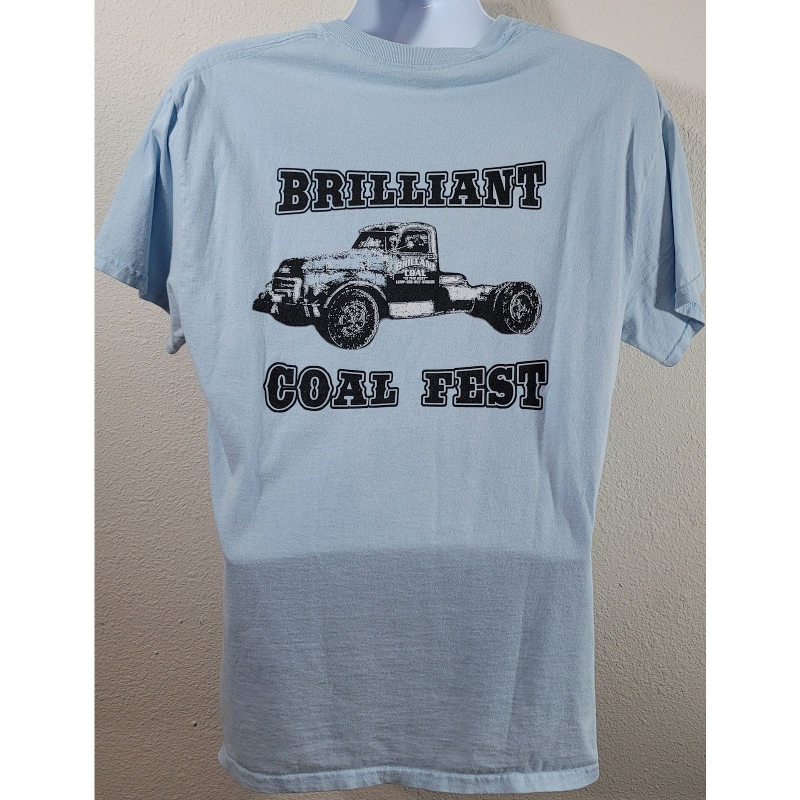 Gildan Gildan Light Blue Coal Fest 2018 Graphic Logo Shirt Large Size US L / EU 52-54 / 3 - 3 Thumbnail
