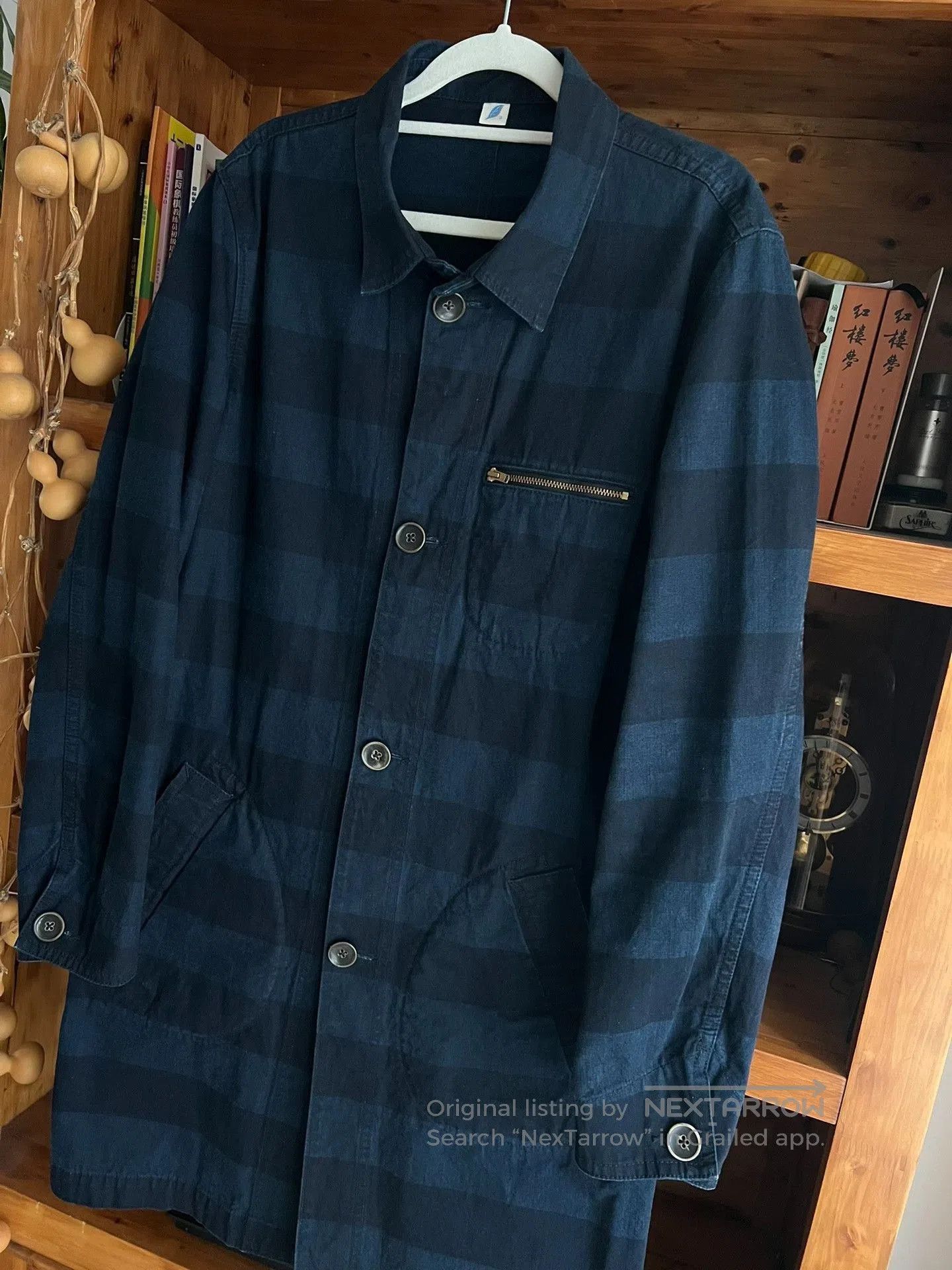 Pure Blue Japan Pure Blue Japan Denim Long Coat. Size US L / EU 52-54 / 3 - 3 Thumbnail