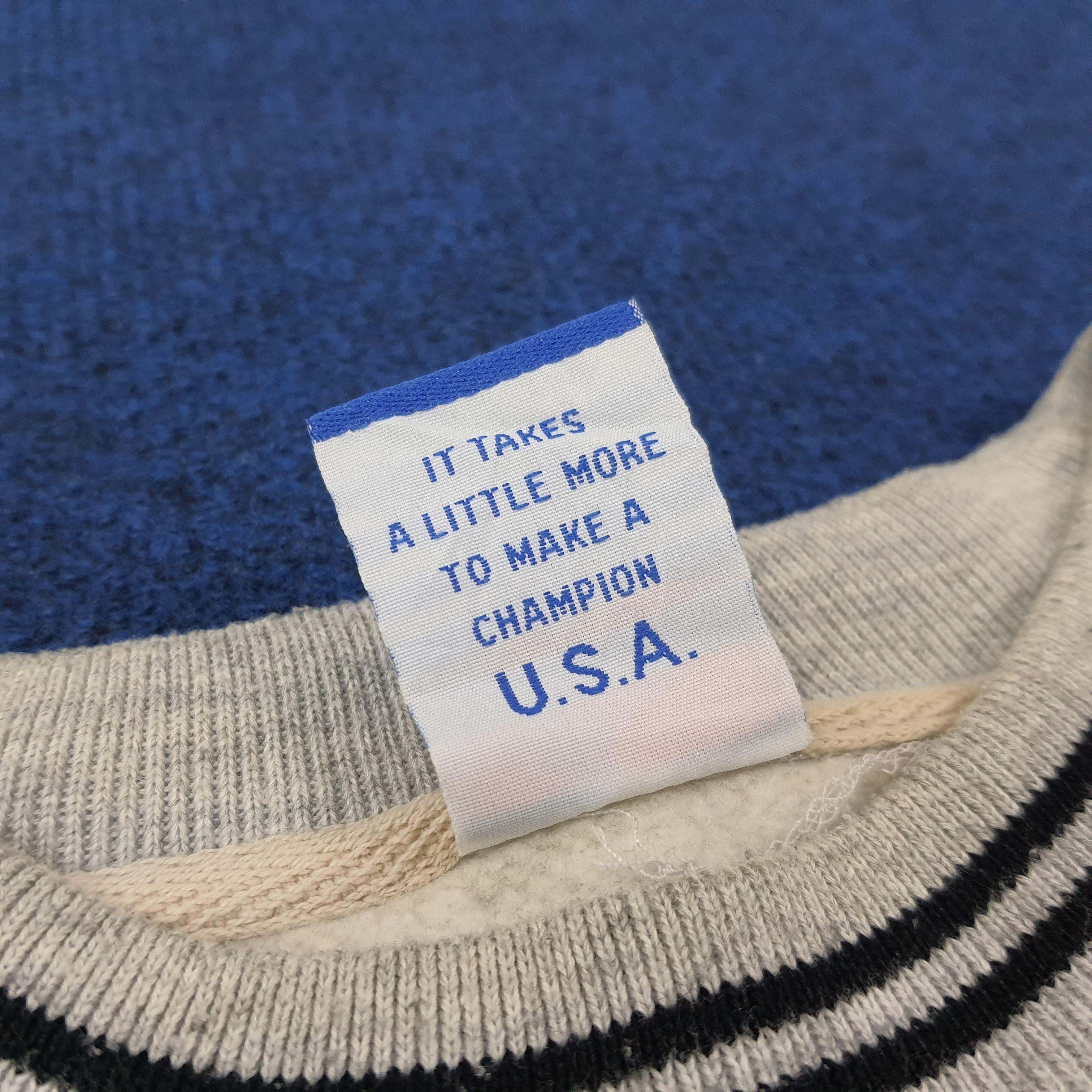 Champion × Vintage Vintage Champion USA Spell Out Raglan Sweatshirt C230N15 Size US M / EU 48-50 / 2 - 5 Thumbnail