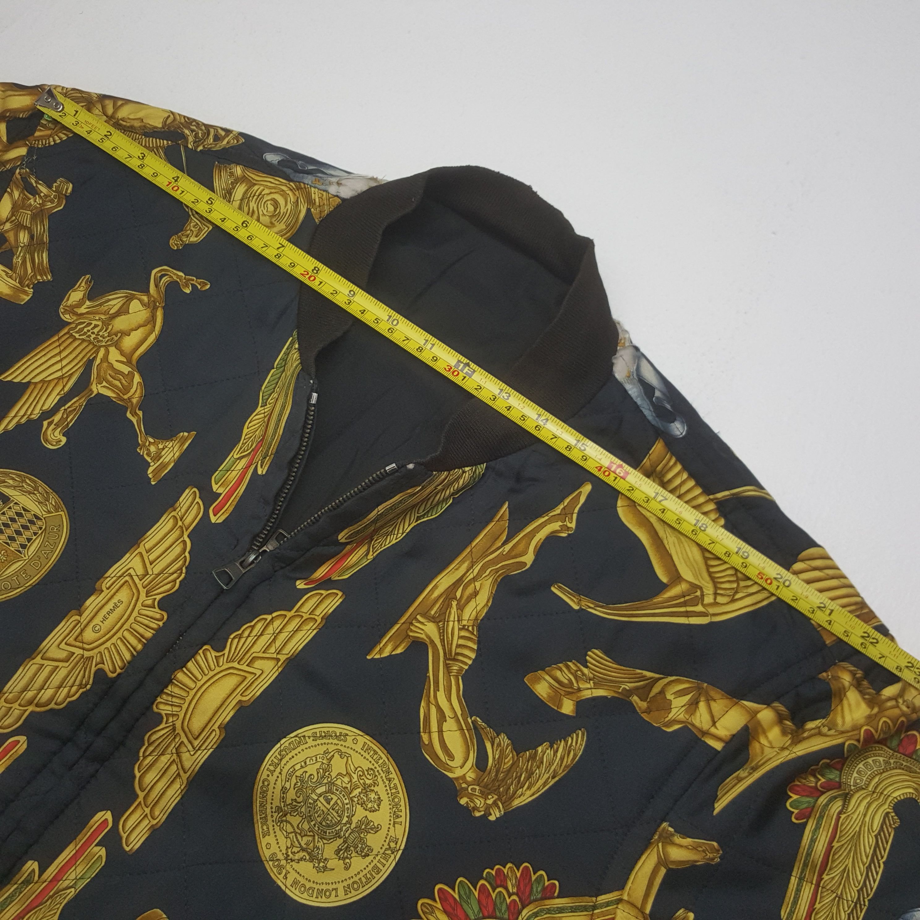 Hermes Vintage Hermes Paris Fashion Style Bombers Jacket C320N16 Size US XXL / EU 58 / 5 - 8 Thumbnail