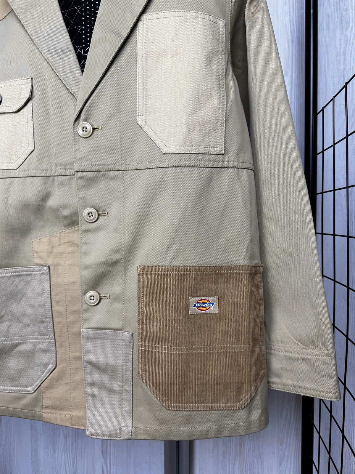 FDMTL FDMTL x DICKIES PATCHWORK beige Blazer Japan Jacket Size 1 Size US S / EU 44-46 / 1 - 4 Thumbnail