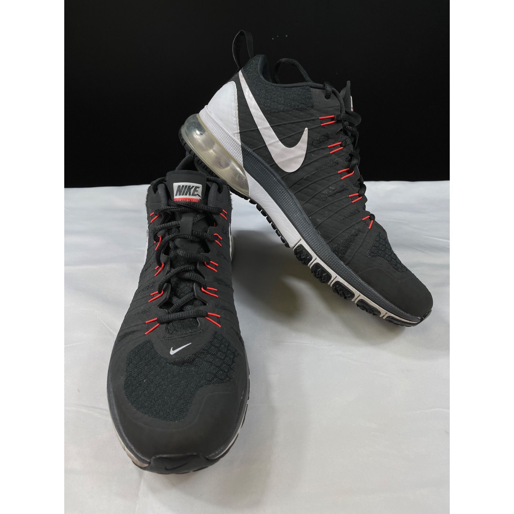 Nike Mens Black Air Max Training Shoes size 10 SKU 7295