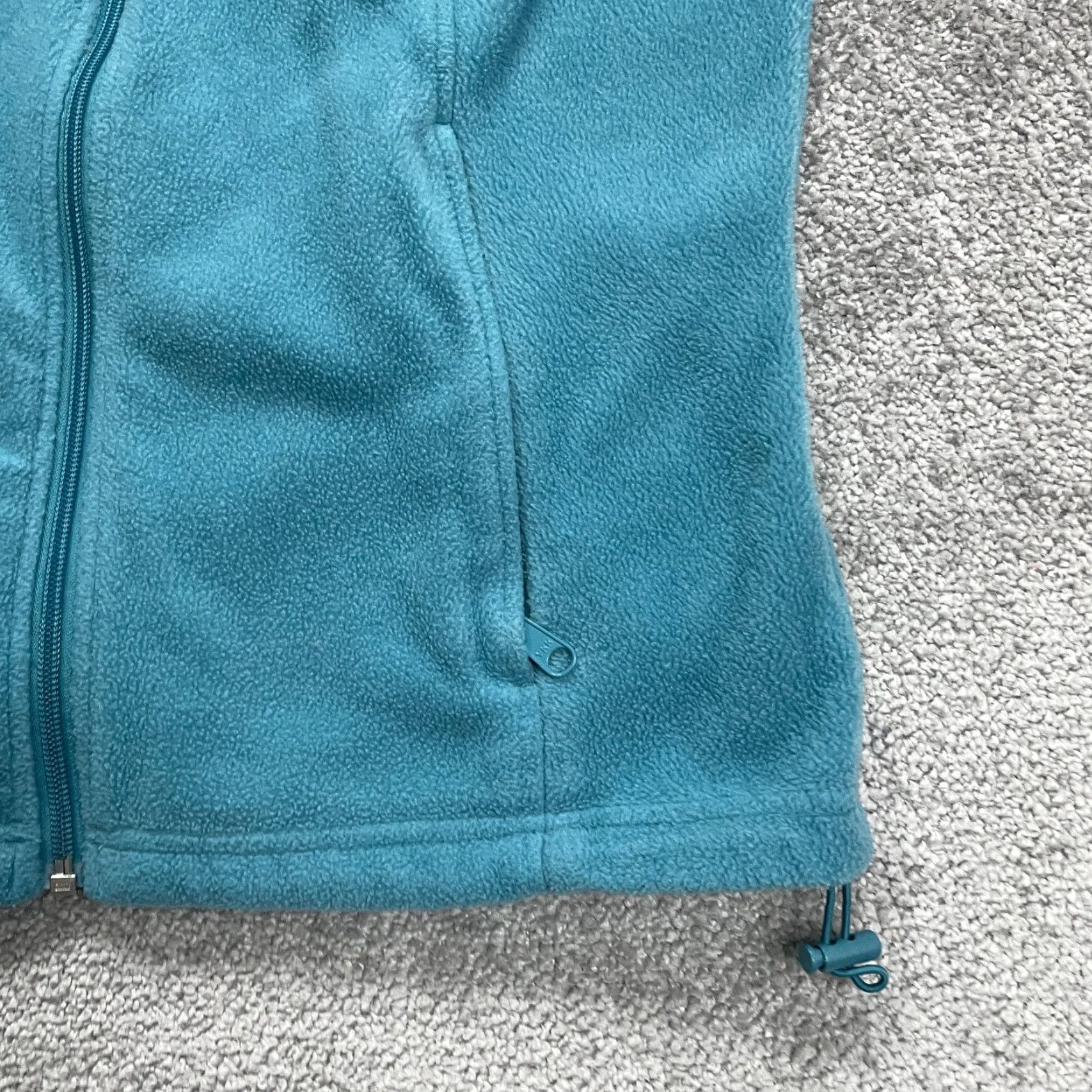 Vintage Columbia Jacket Benton Springs Fleece Womens Medium Blue Full Zip Outdoor Hiking Shirt Size M / US 6-8 / IT 42-44 - 4 Thumbnail