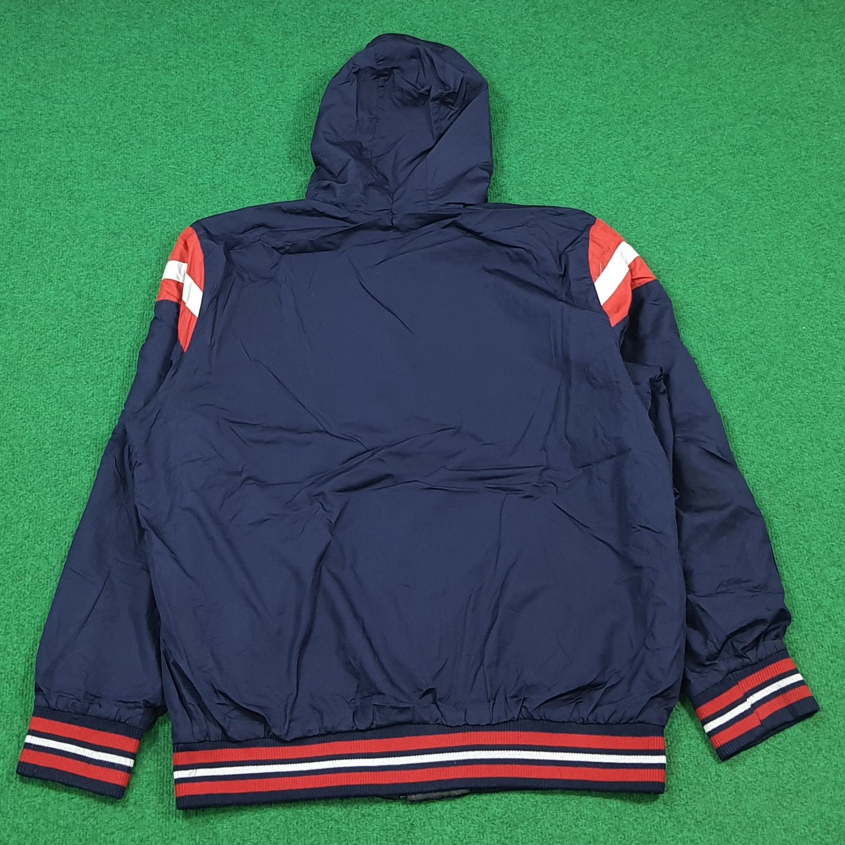 NFL Vintage New England Patriots Reversible Jacket Hoodie C288N2 Size US XL / EU 56 / 4 - 4 Thumbnail