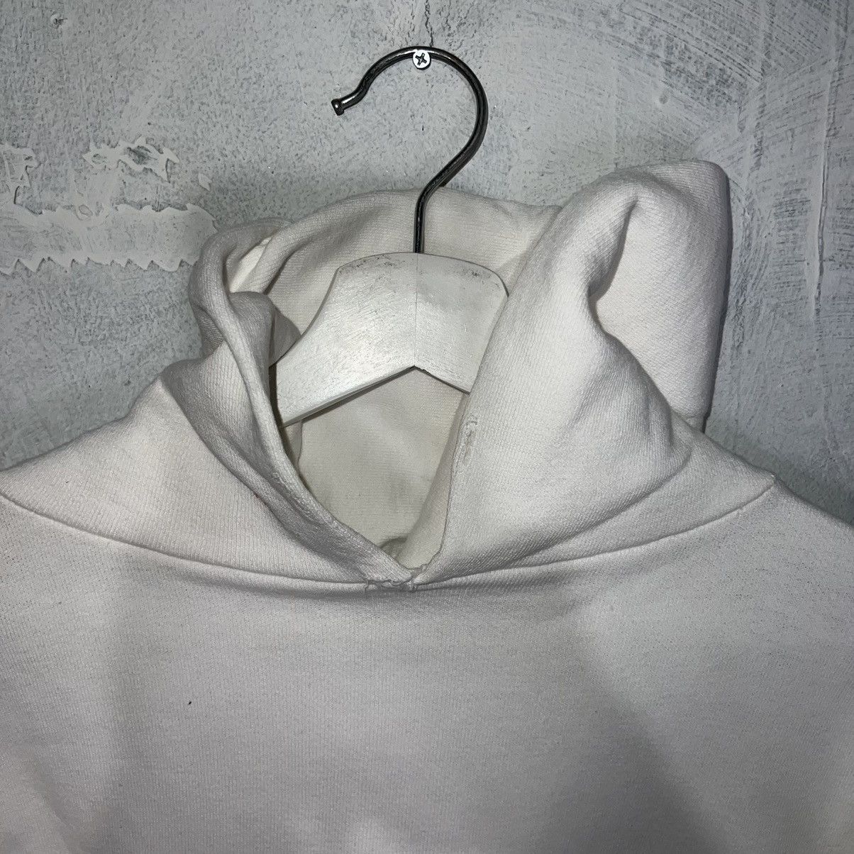 Vintage VTG DOUBLE FACE Hoodie White patchwork Size US M / EU 48-50 / 2 - 4 Thumbnail