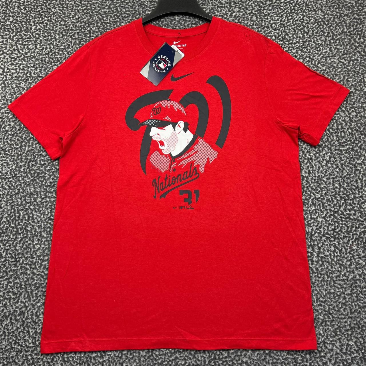 Nike Nike Shirt Men Large Washington Nationals MLB Cotton New Size US L / EU 52-54 / 3 - 1 Thumbnail