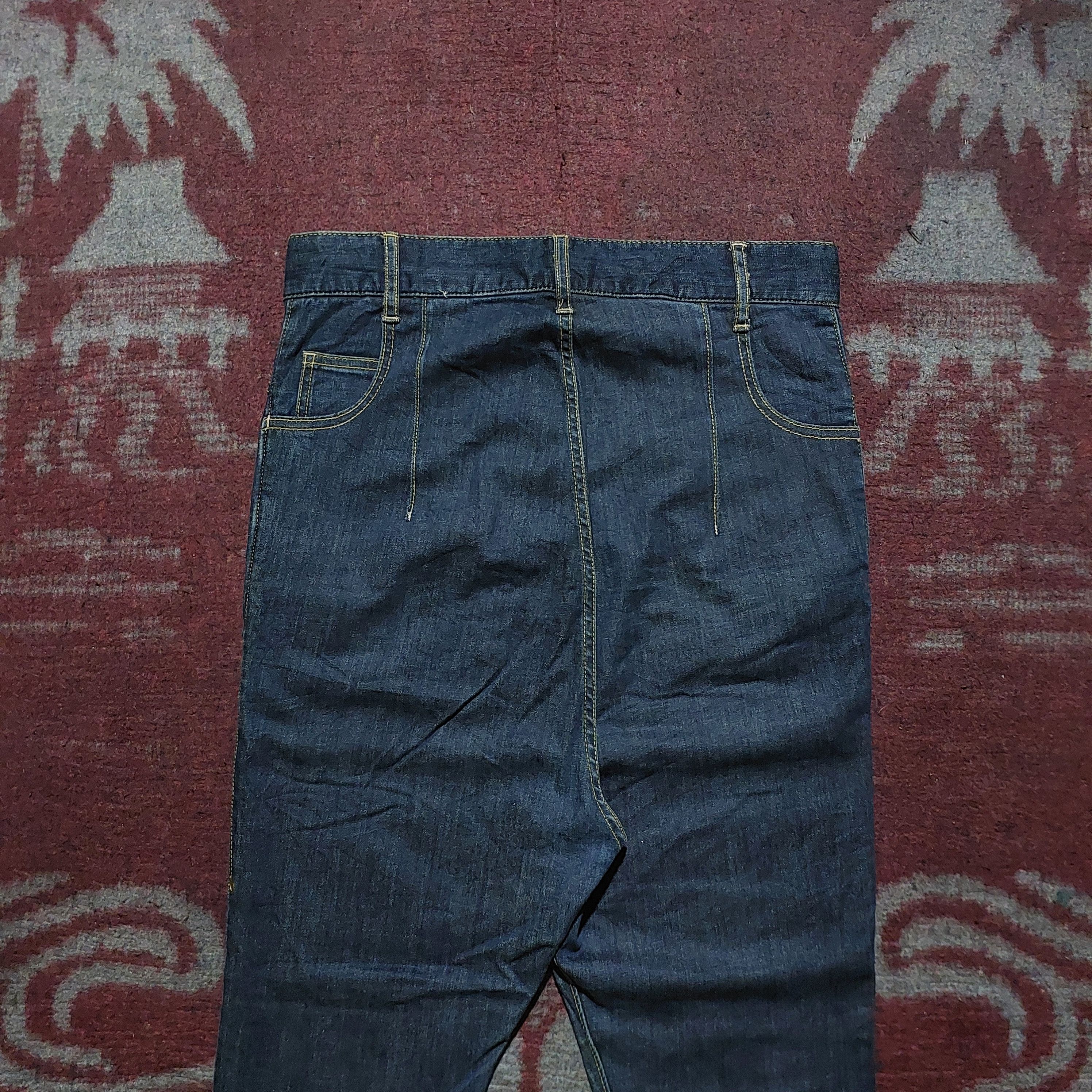 mercibeaucoup Mercibeaucoup Japan drop crotch front pocket denim jeans Size US 32 / EU 48 - 4 Thumbnail
