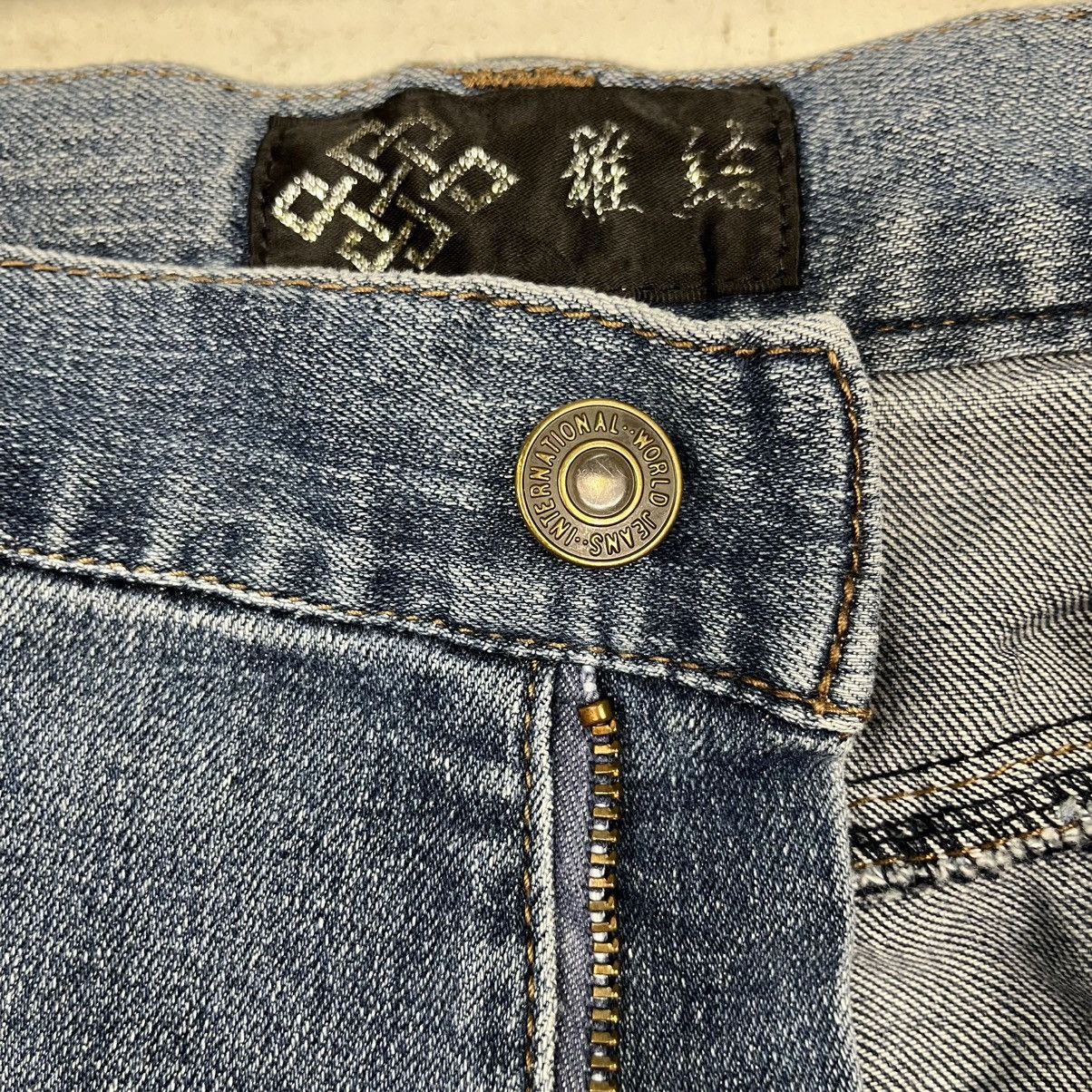 Japanese Brand Vintage Japanese Designer Embroidery Logo Denim Size US 38 / EU 54 - 16 Thumbnail