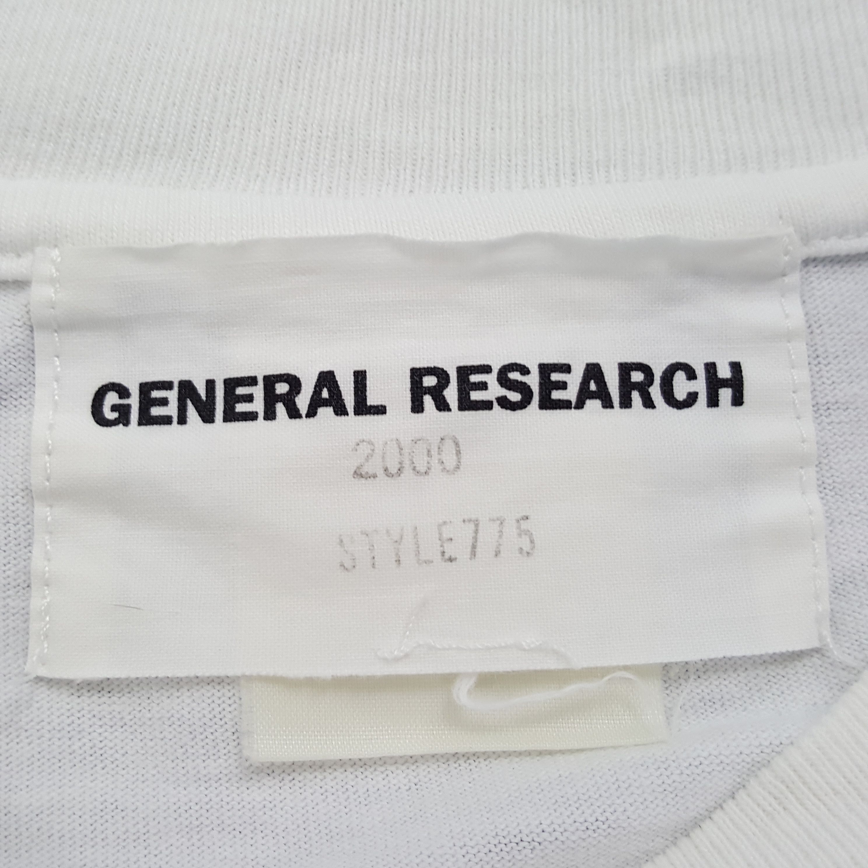 General Research Vintage General Research Streetwear T-shirts Size US L / EU 52-54 / 3 - 7 Thumbnail