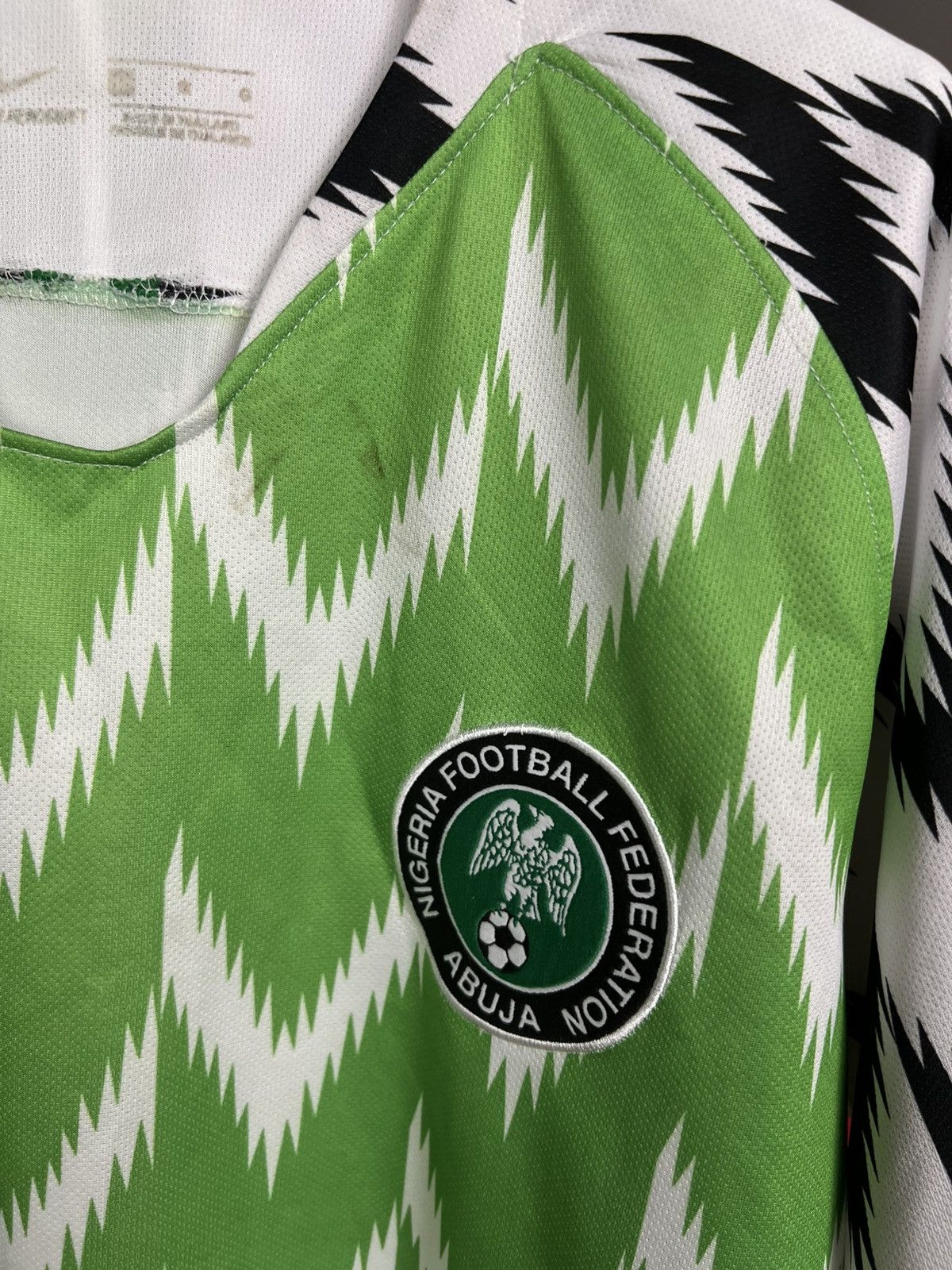 Nike Soccer Jersey Nike Nigeria 2018/19 Size US L / EU 52-54 / 3 - 3 Thumbnail