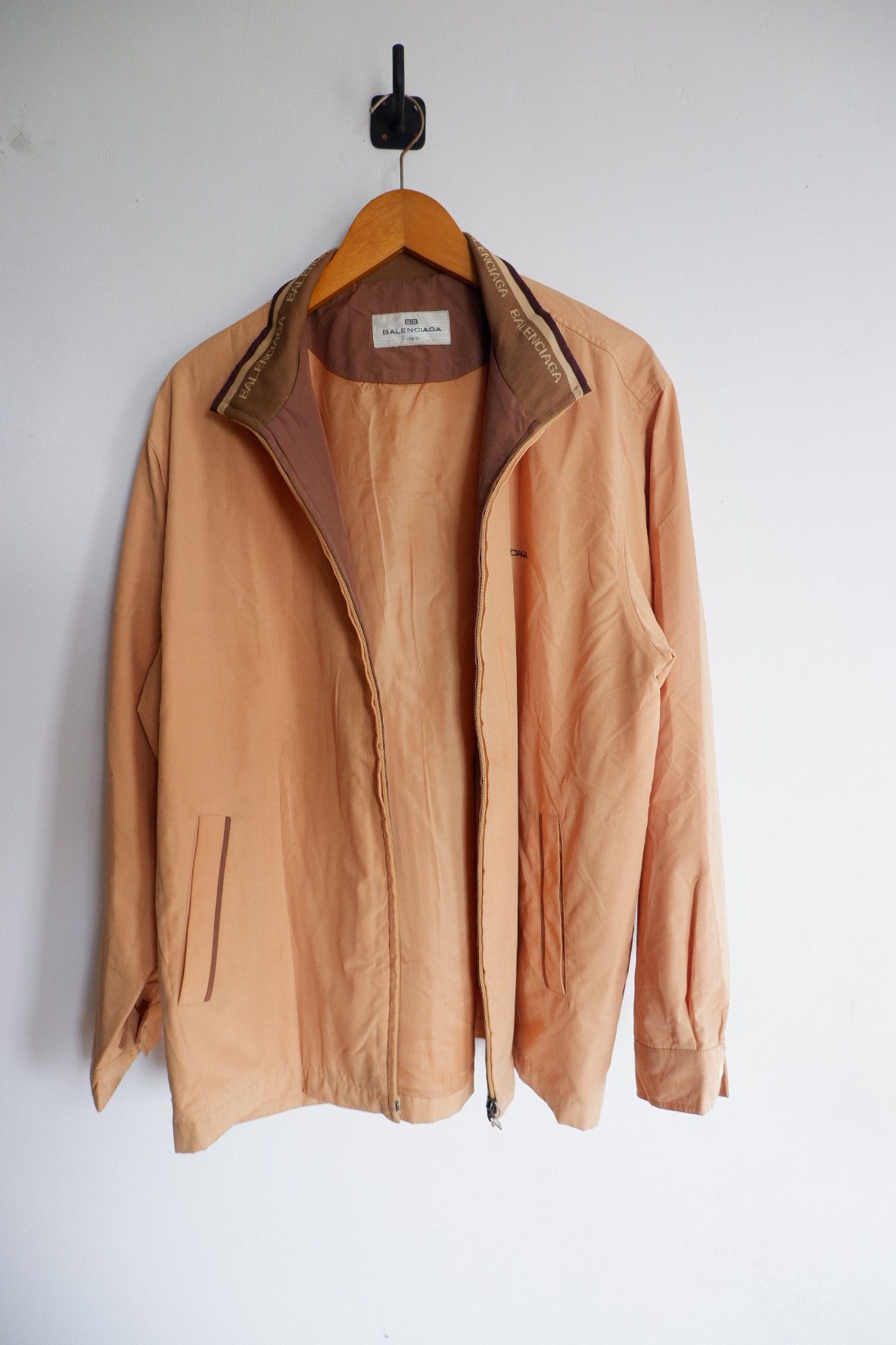Balenciaga Vintage Balenciaga Neck Logo Jacket Size US L / EU 52-54 / 3 - 3 Thumbnail