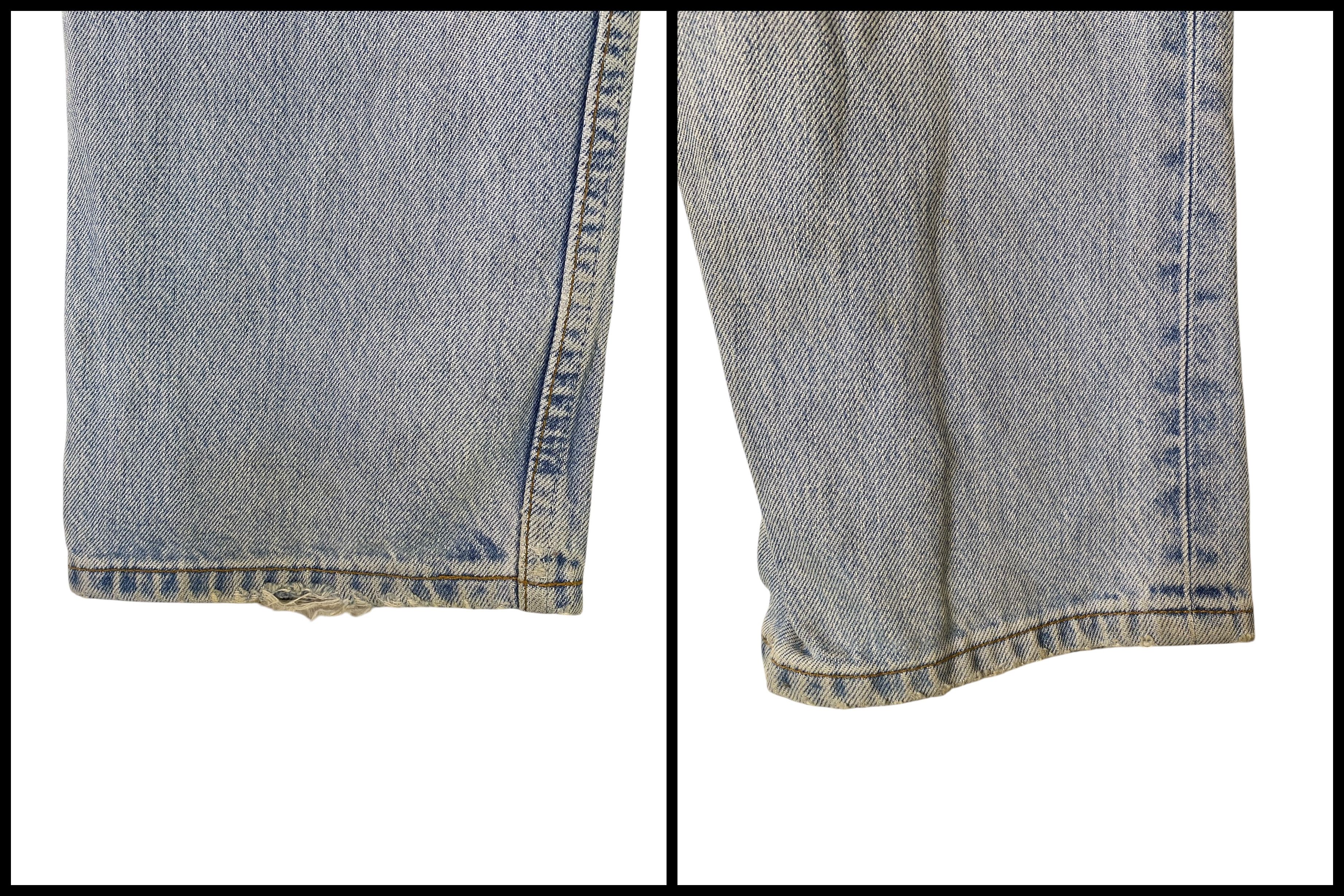 Levi's × Vintage 90s Levis 501 custom leather jeans Size US 30 / EU 46 - 9 Thumbnail