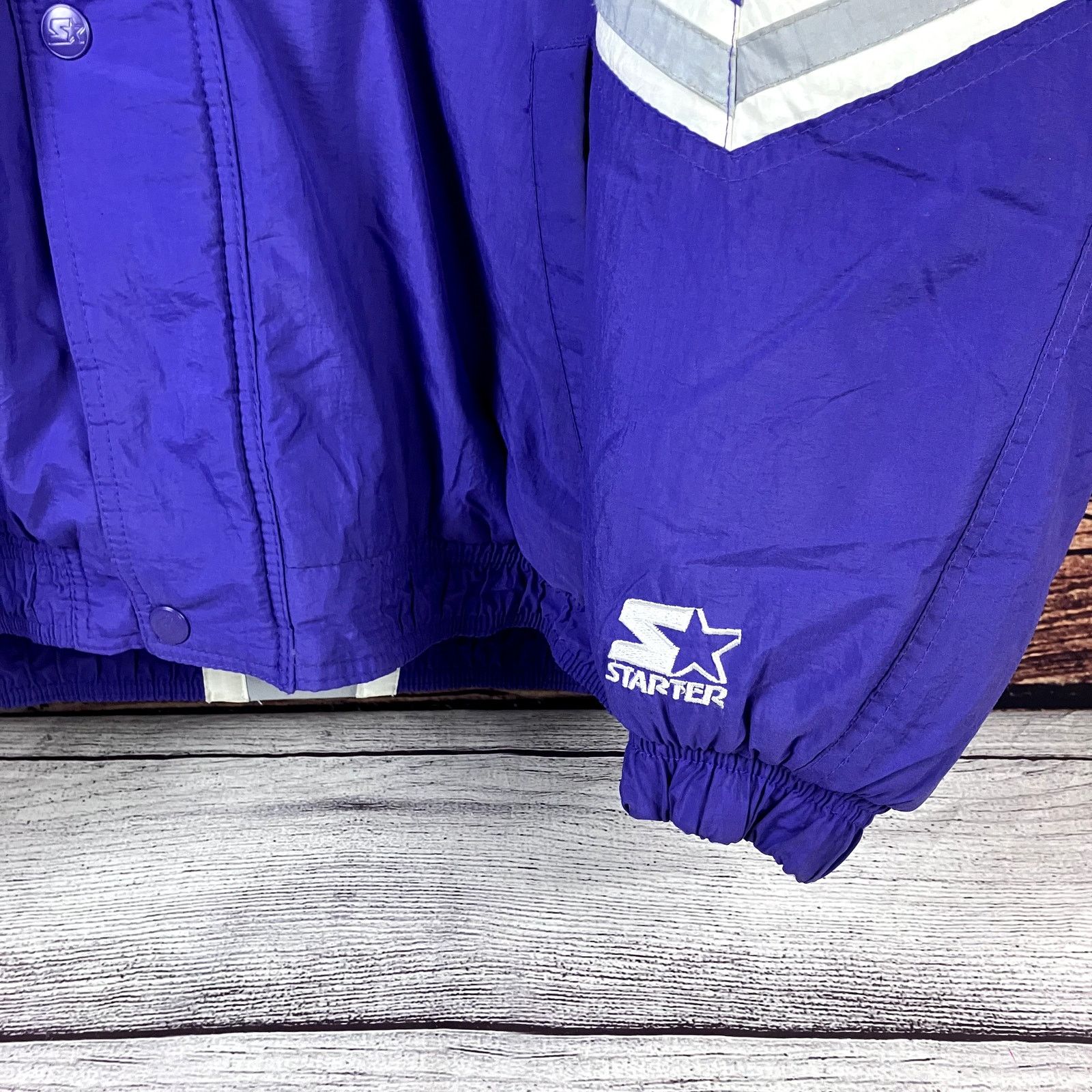 Starter × Vintage Vintage 1990s Kansas State Wildcats Starter Puffer Coat Size US XL / EU 56 / 4 - 6 Thumbnail