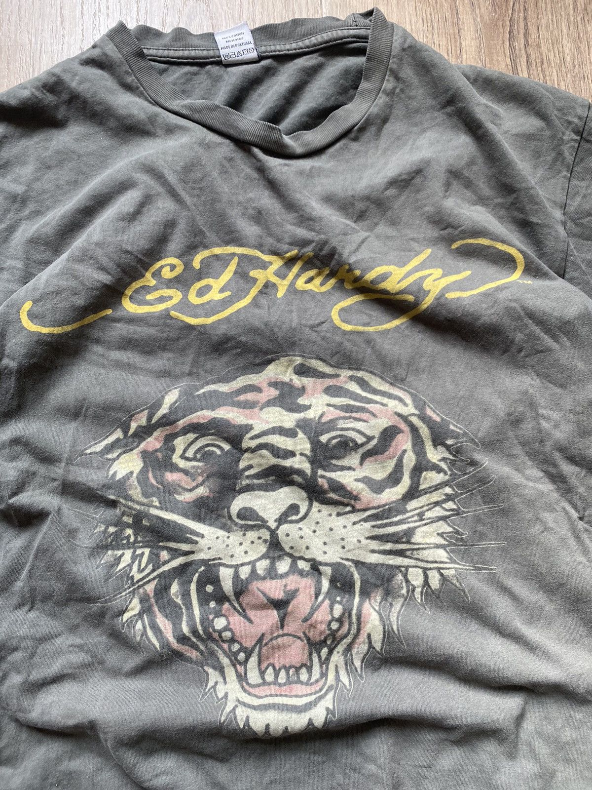 Ed Hardy × Japanese Brand × Vintage Vintage ED HARDY Y2K Japana JUNYA Watanabe tiger shirt RARE Size US S / EU 44-46 / 1 - 2 Thumbnail