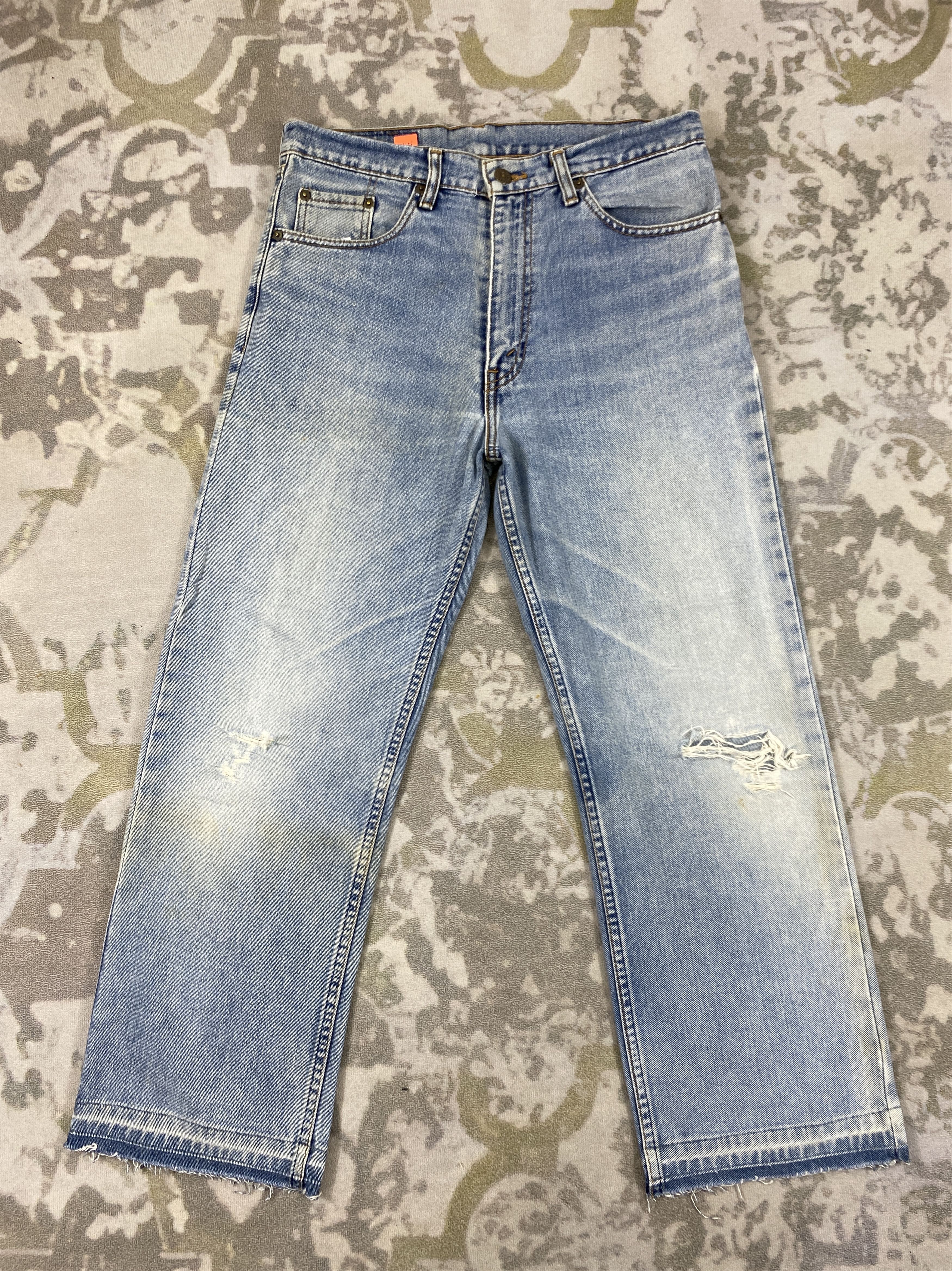 image of Distressed Denim x Levis Distressed Blue Vintage Levi's 511 Jeans 31X25.5 - Jn3686 in Blue Distress