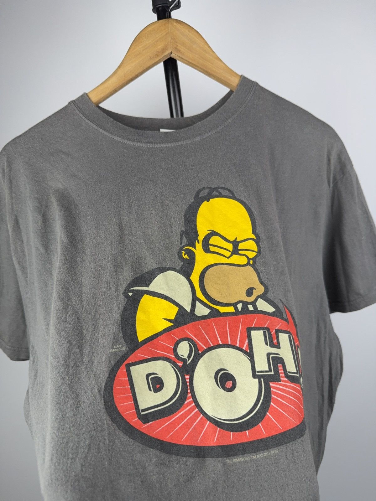 The Simpsons Vintage Funny 2011 The Simpsons Homer D’OH! Graphic Tee XL Size US XL / EU 56 / 4 - 7 Thumbnail