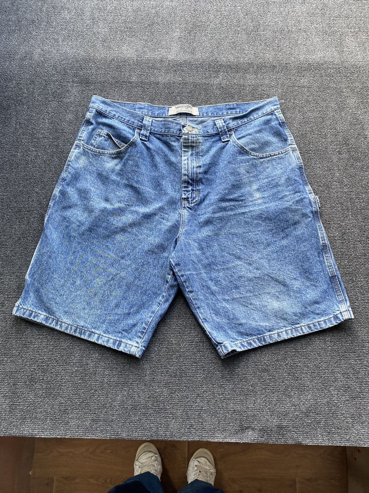 Wrangler 🔥Wrangler Carpenter western cowboy shorts denim 38 Size US 38 / EU 54 - 2 Thumbnail
