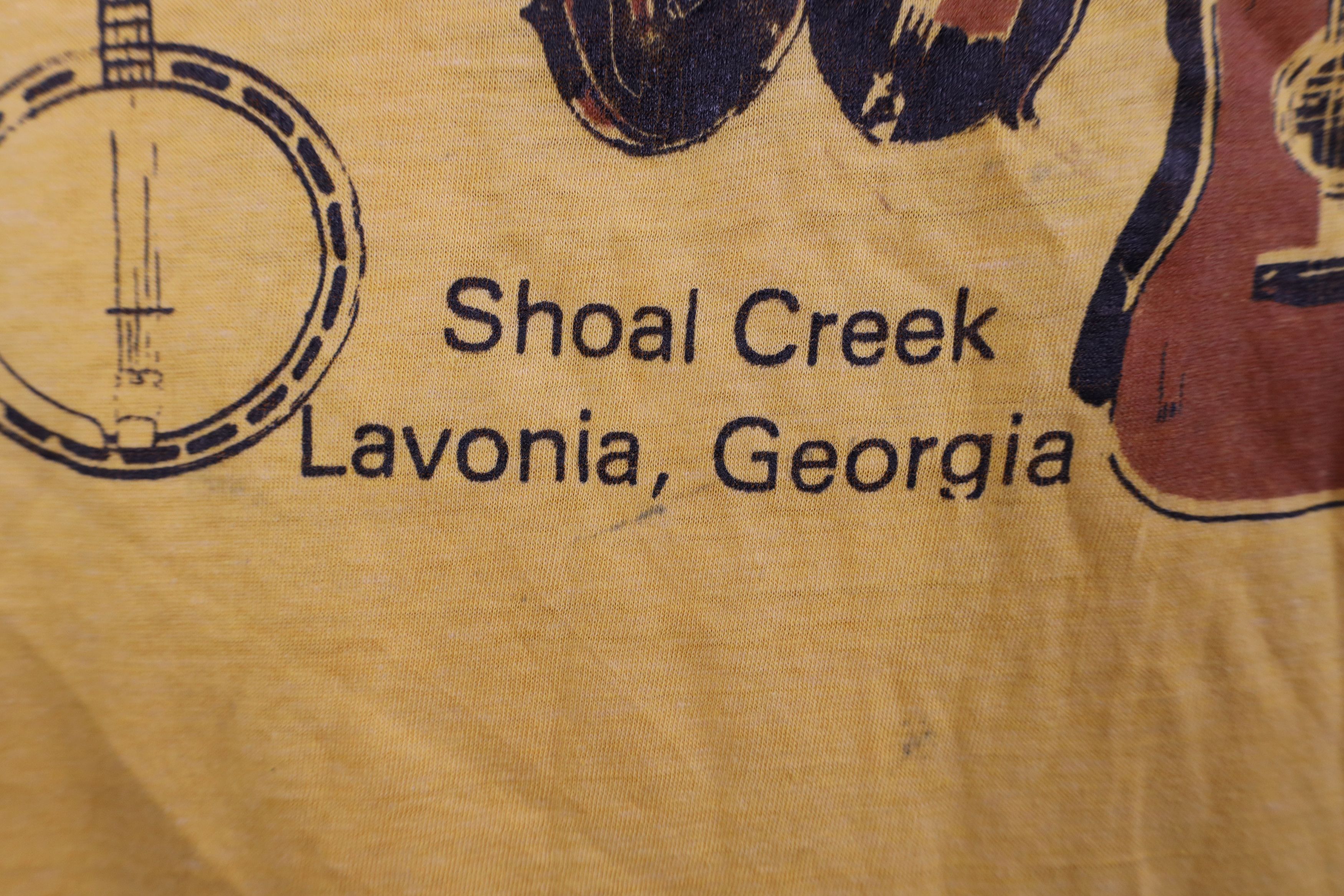 Vintage Vintage 70s Thin Shoal Creek Bluegrass Festival T-Shirt USA Size US M / EU 48-50 / 2 - 6 Thumbnail