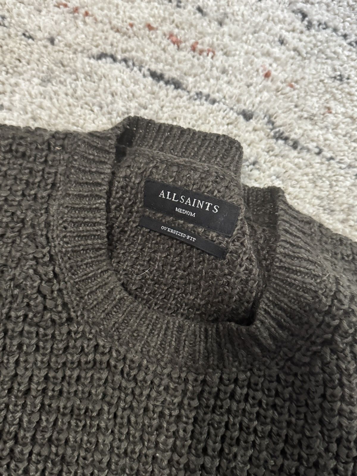 Allsaints Allsaints Oversized Distressed Sweater Size US M / EU 48-50 / 2 - 3 Thumbnail