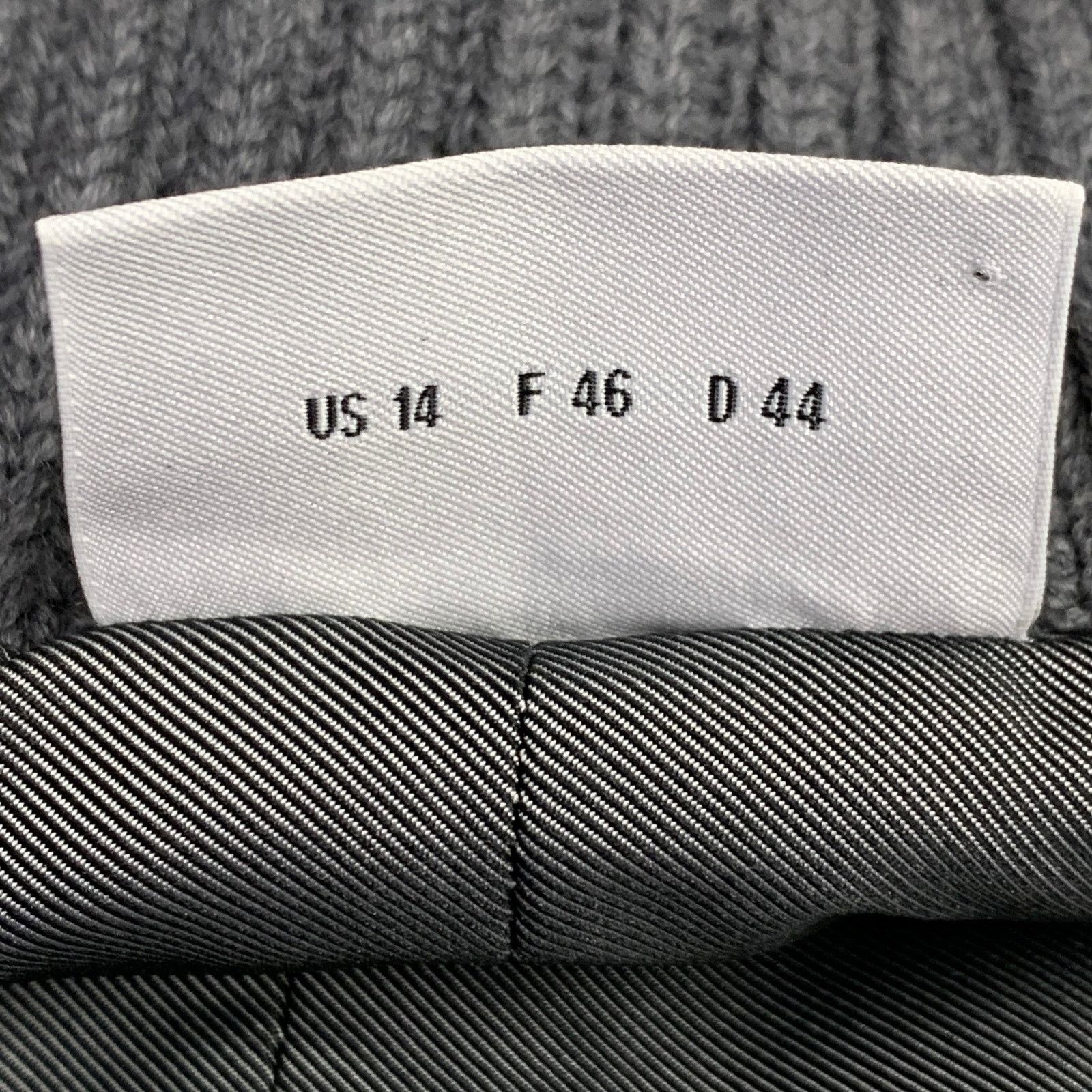 Akris AKRIS Size 14 Grey Polyester Blend Knit Double Zipper Jacket Size XL / US 12-14 / IT 48-50 - 5 Thumbnail