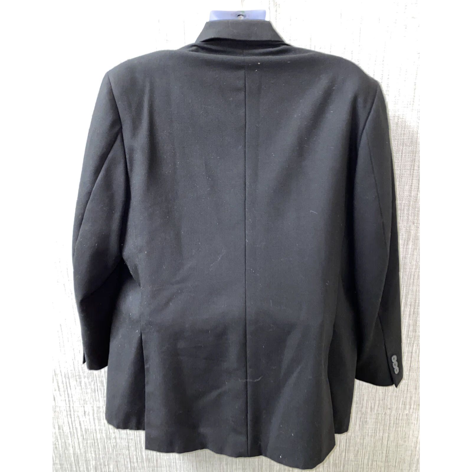 Vintage Gulliano Couture Sport Coat Jacket - Men - 3 Button - Wool? Black - Size 50 - Casual Vest/Outerwear Size US M / EU 48-50 / 2 - 4 Thumbnail