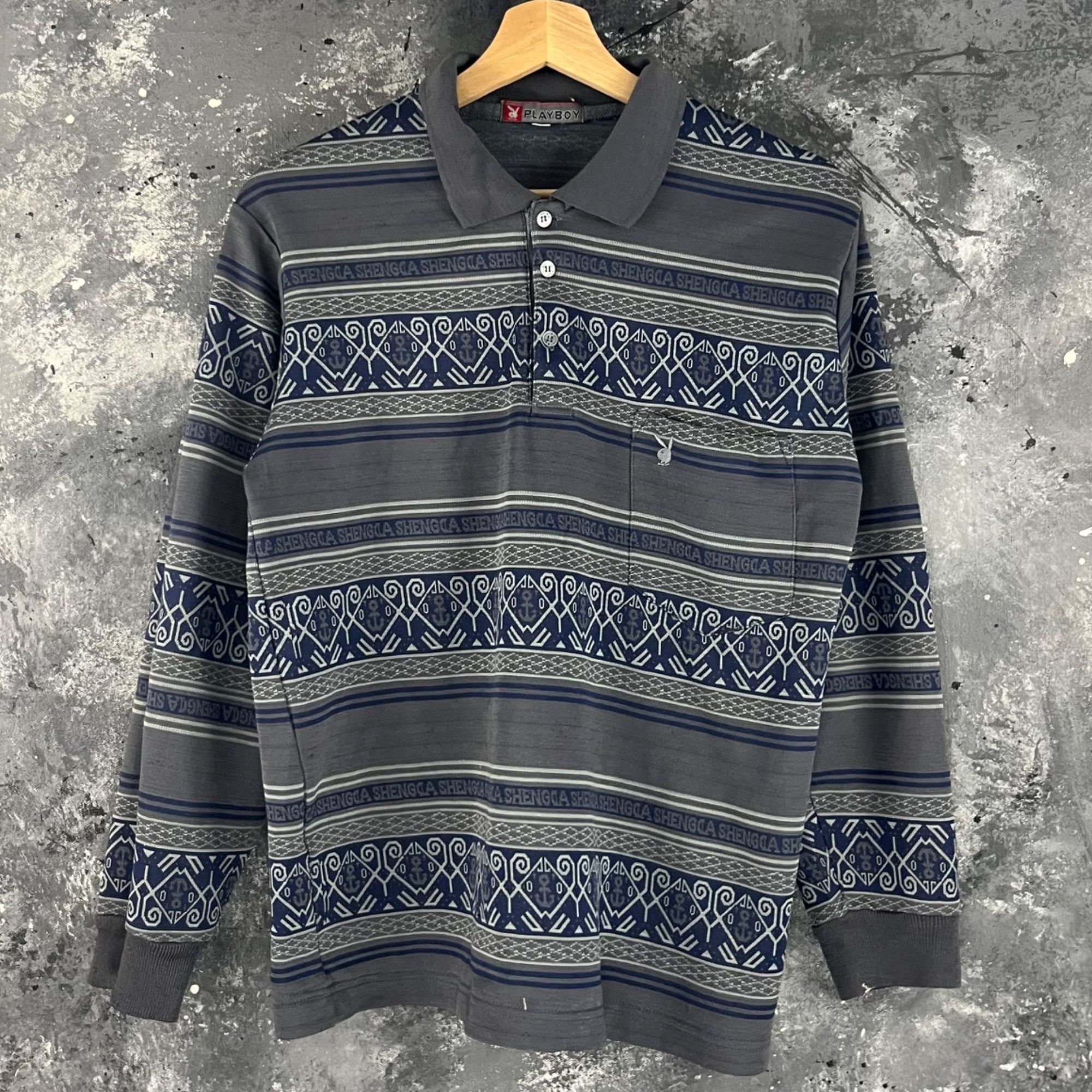 Palace × Vintage Palace Elbow Stripe Rugby | Grailed
