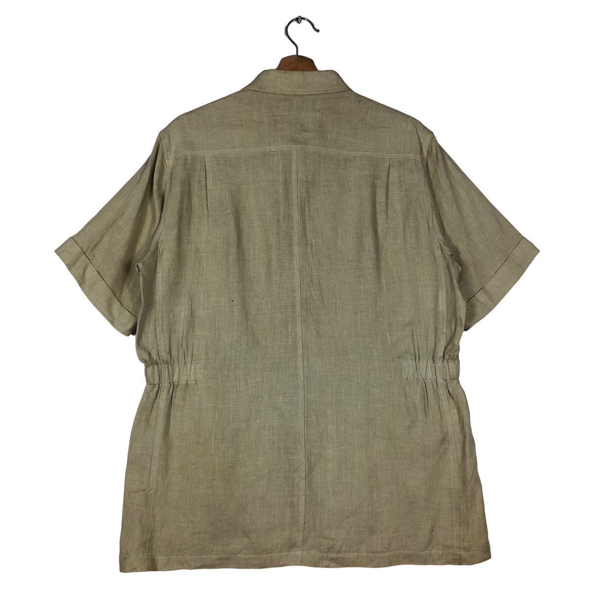 Burberry 🔥Vintage Burberrys Multi Pocket Cargo Short Sleeve Jacket Size US M / EU 48-50 / 2 - 7 Thumbnail